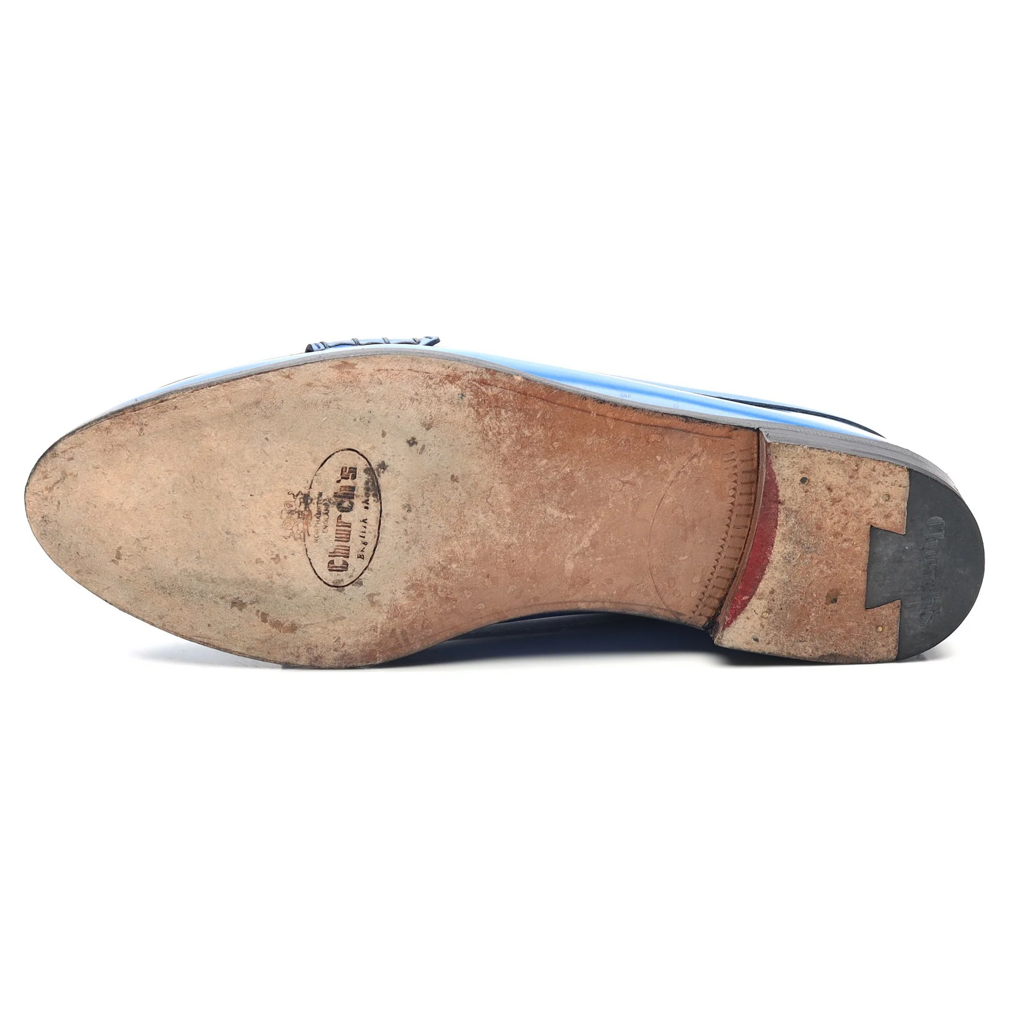 Women's 'Kara' Blue Leather Loafers UK 3.5 EU 36.5 - Image 10