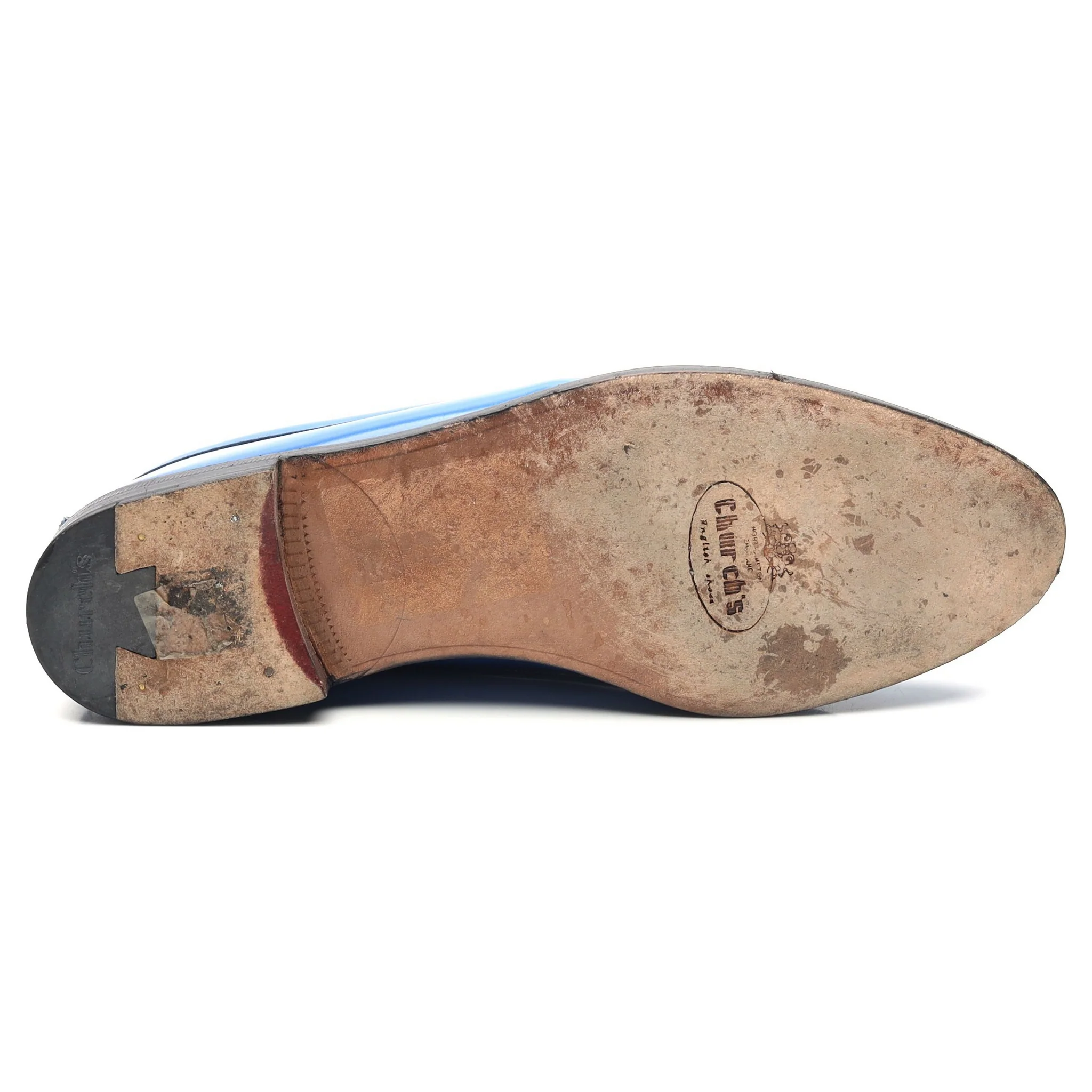 Women's 'Kara' Blue Leather Loafers UK 3.5 EU 36.5 - Image 11