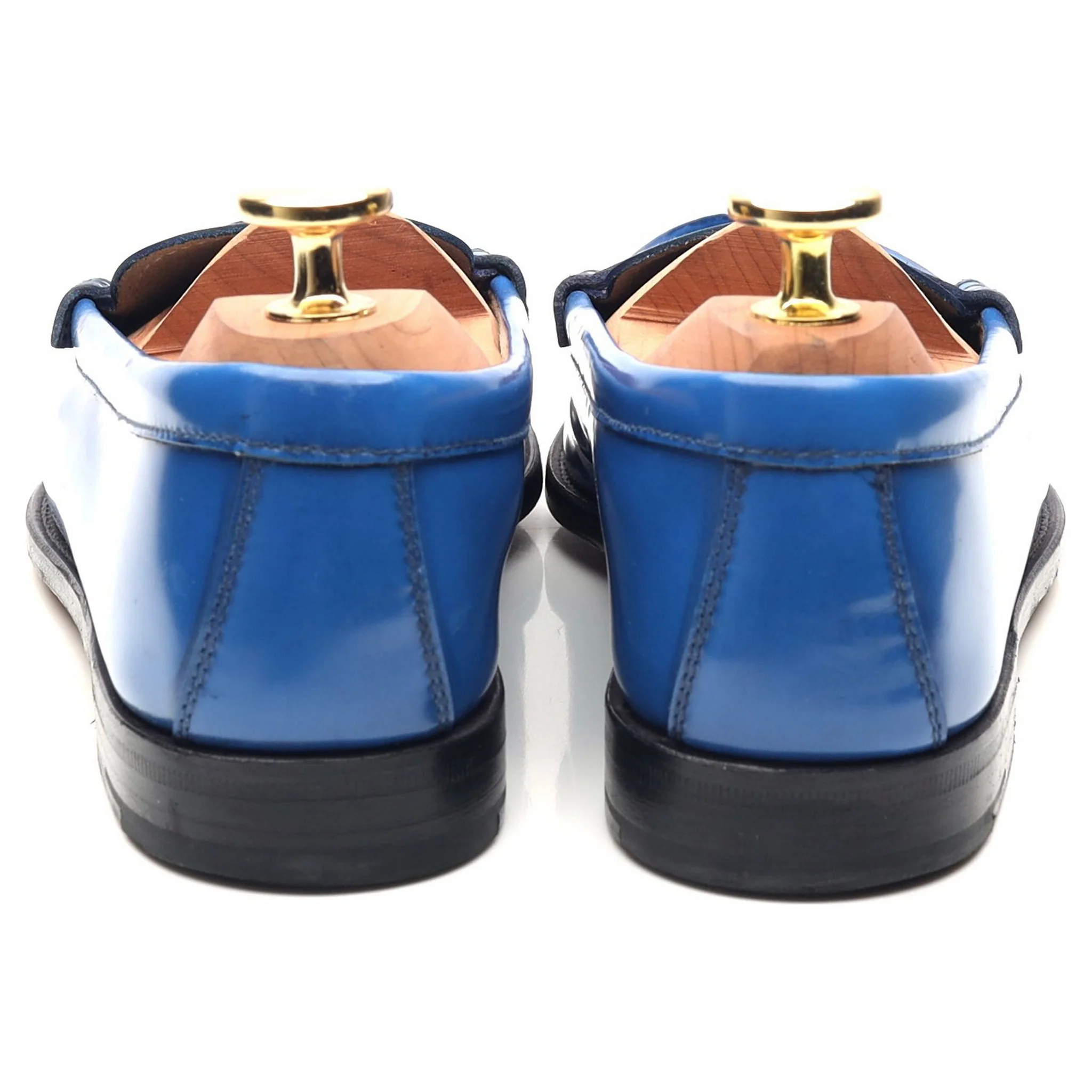Women's 'Kara' Blue Leather Loafers UK 3.5 EU 36.5 - Image 4