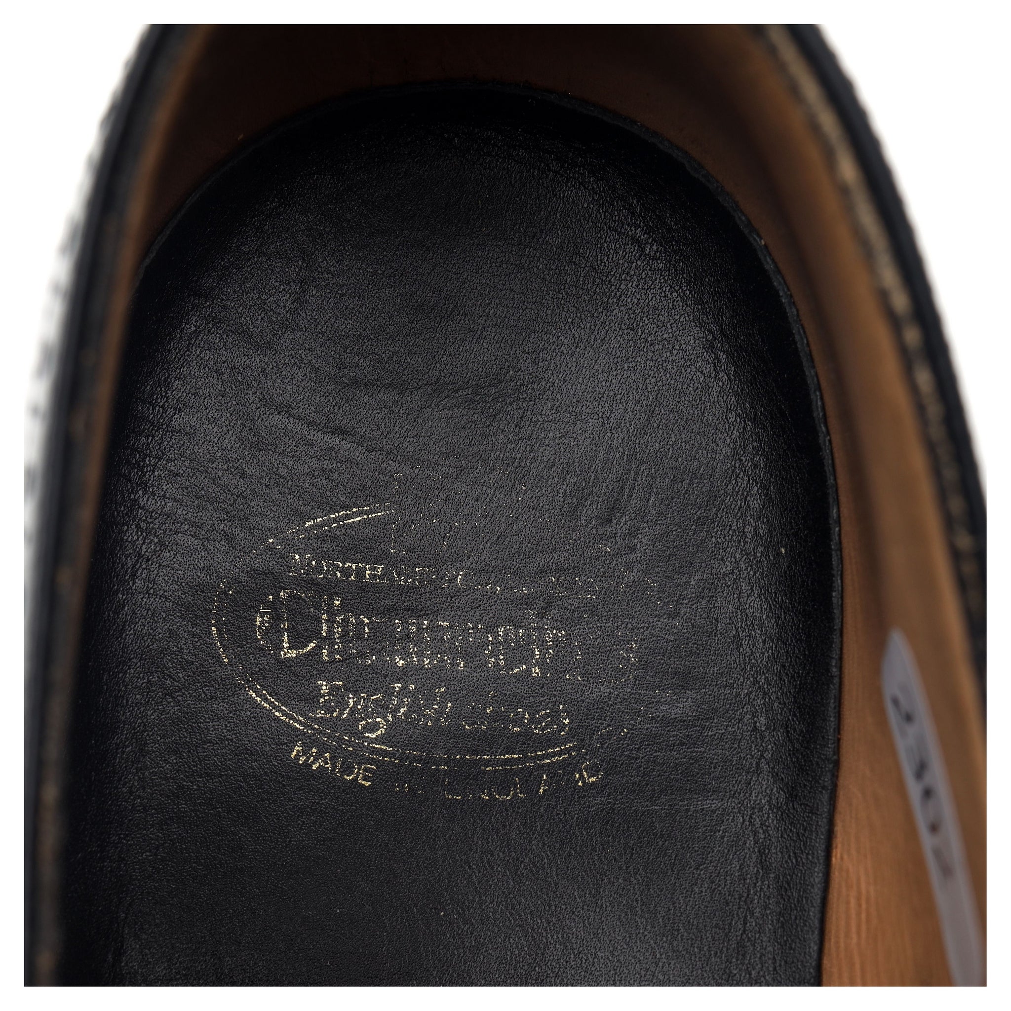 'London' Black Leather Oxford Semi Brogues UK 6 F - Image 12