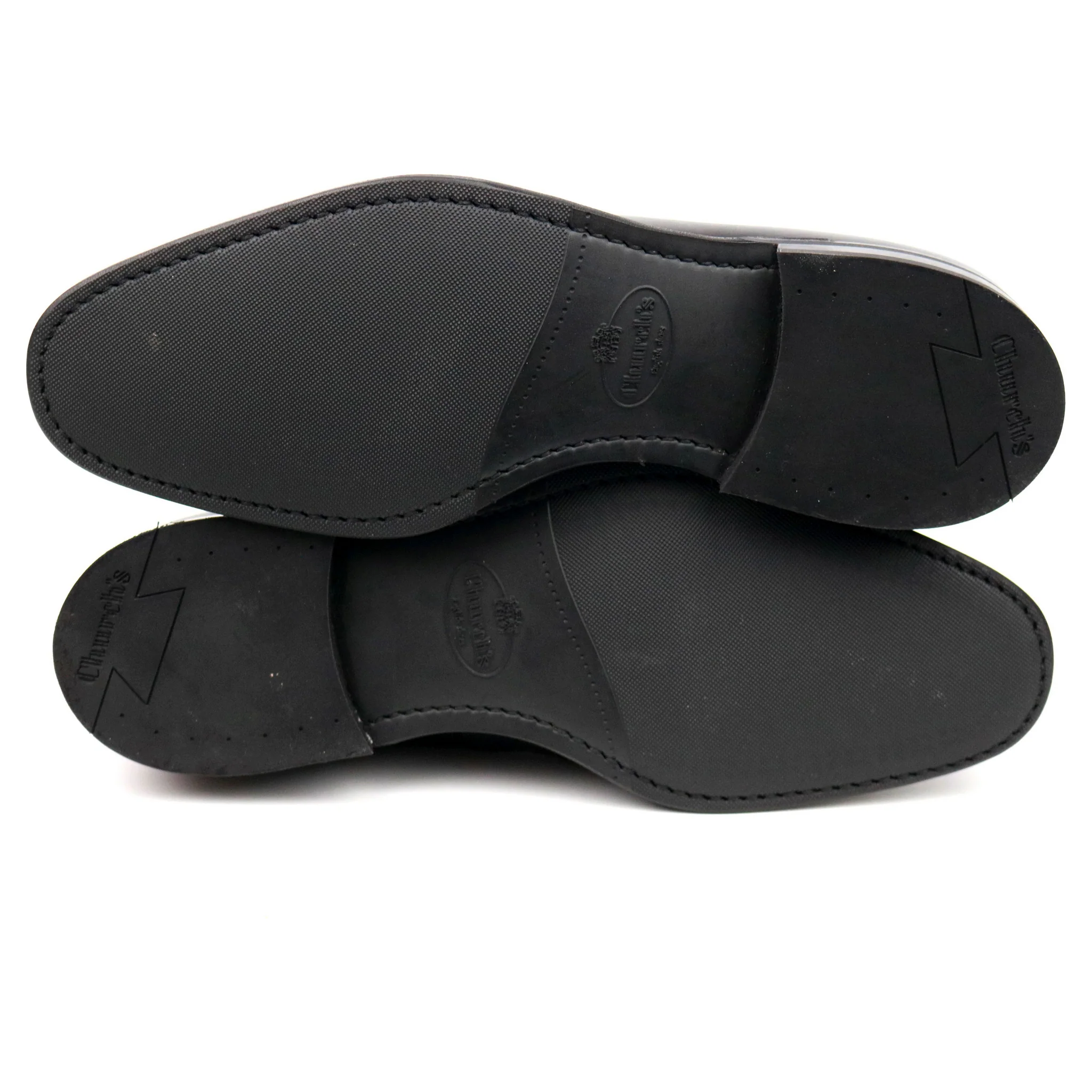 'Portmore' Black Leather Derby Brogues UK 6 G - Image 8