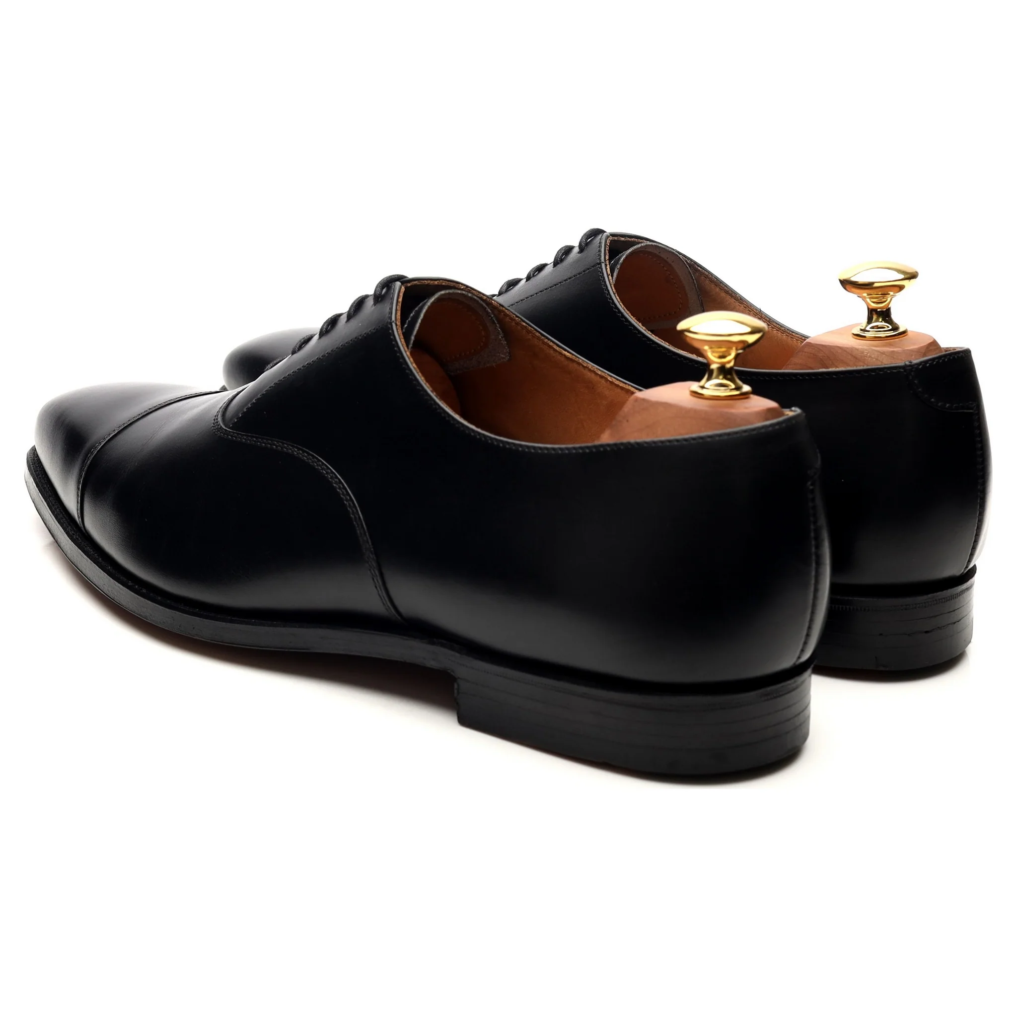'Hallam' Black Leather Oxford UK 9.5 F - Image 3