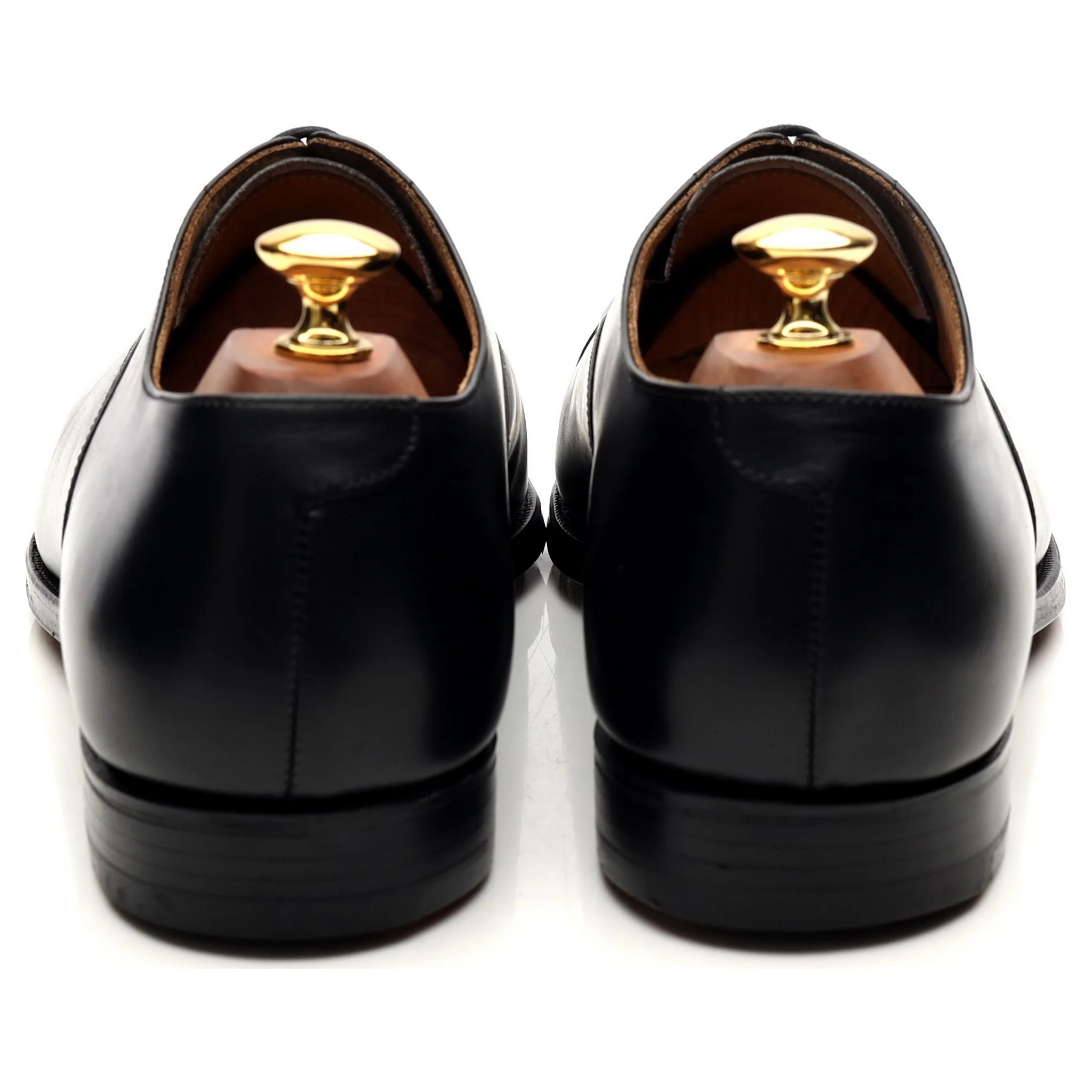 'Hallam' Black Leather Oxford UK 9.5 F - Image 4