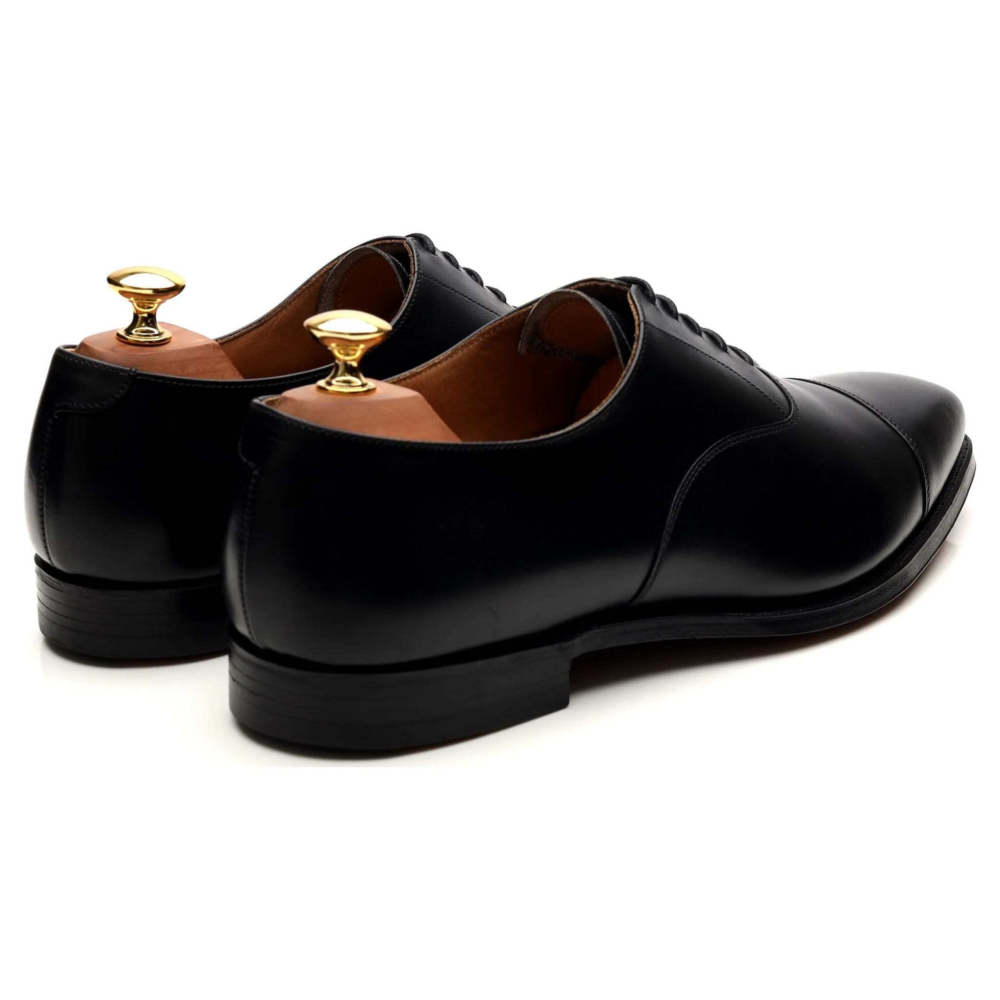 'Hallam' Black Leather Oxford UK 9.5 F - Image 5