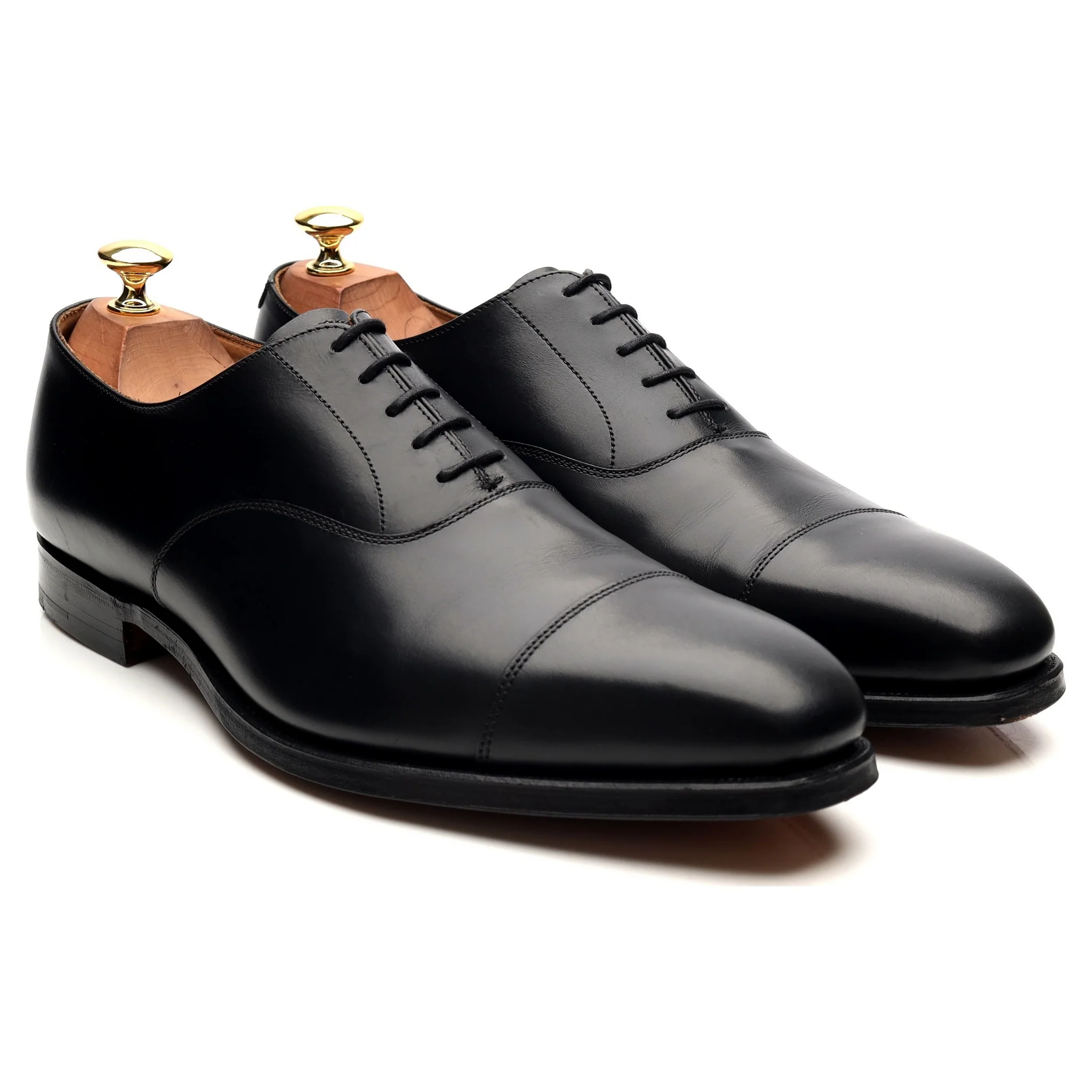 'Hallam' Black Leather Oxford UK 9.5 F - Image 7