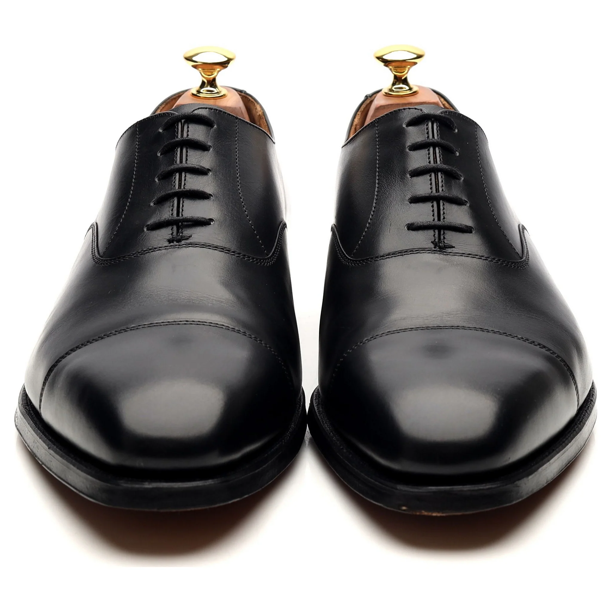'Hallam' Black Leather Oxford UK 9.5 F - Image 8