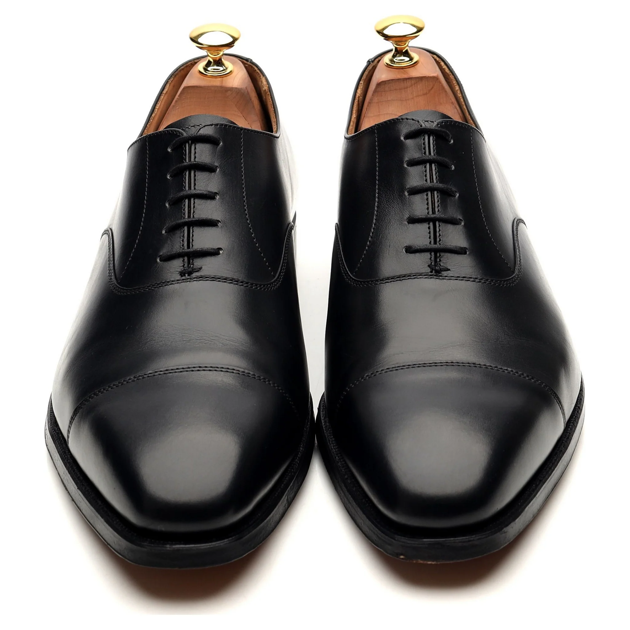 'Hallam' Black Leather Oxford UK 9.5 F - Image 9