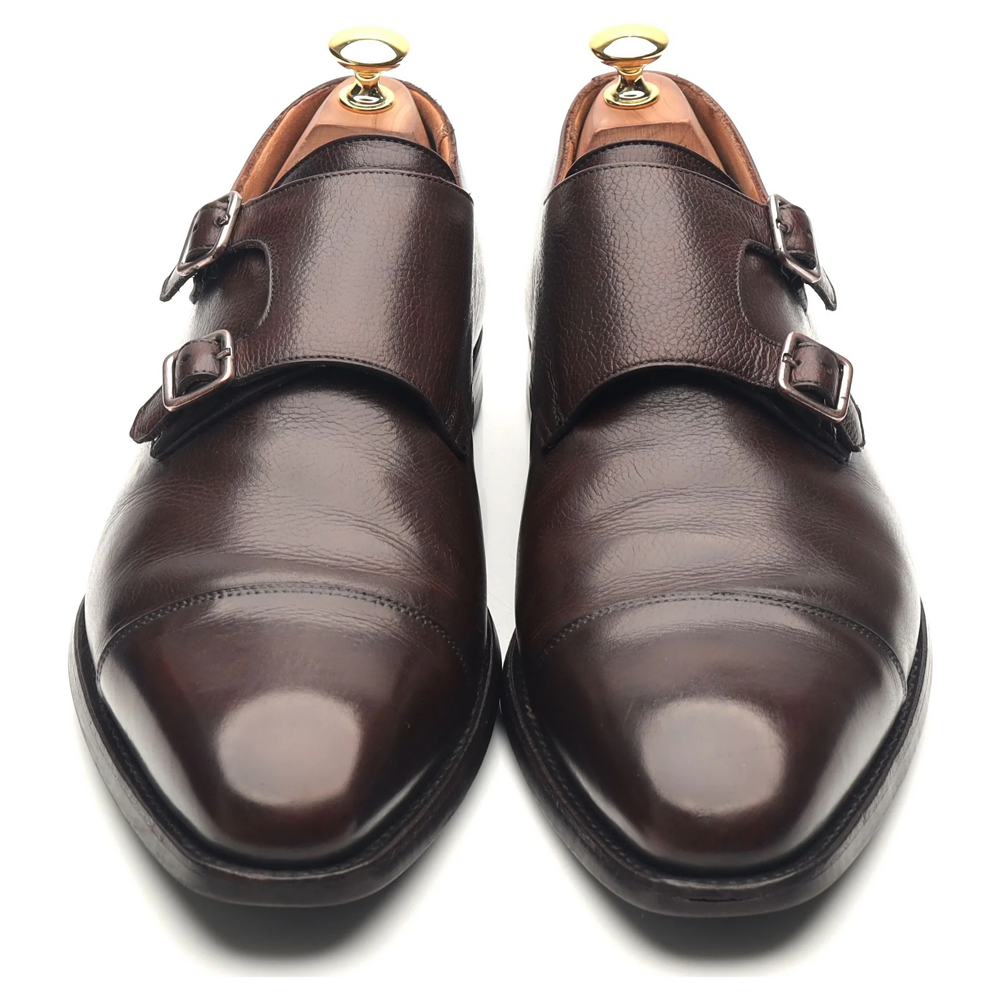 'Lowndes' Dark Brown Leather Double Monk Strap UK 9.5 E - Image 9