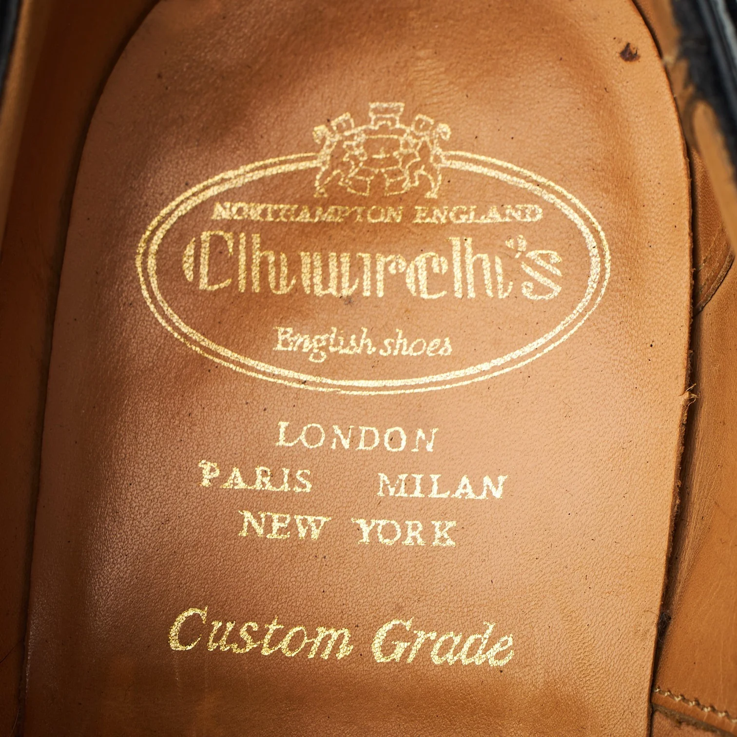 'Diplomat' Black Leather Oxford Brogues UK 8.5 G - Image 6