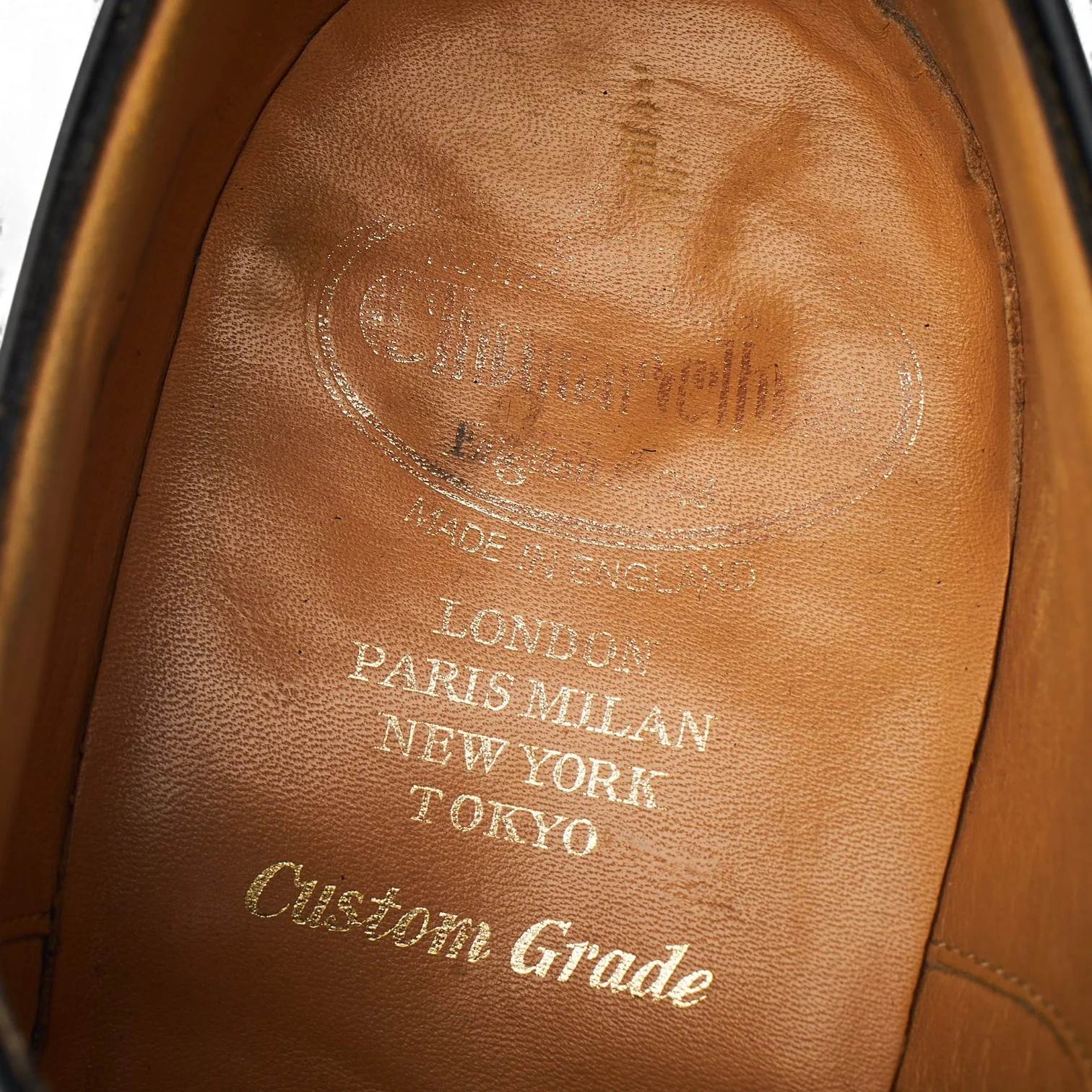 'Dubai' Black Leather Oxford UK 7 G - Image 6