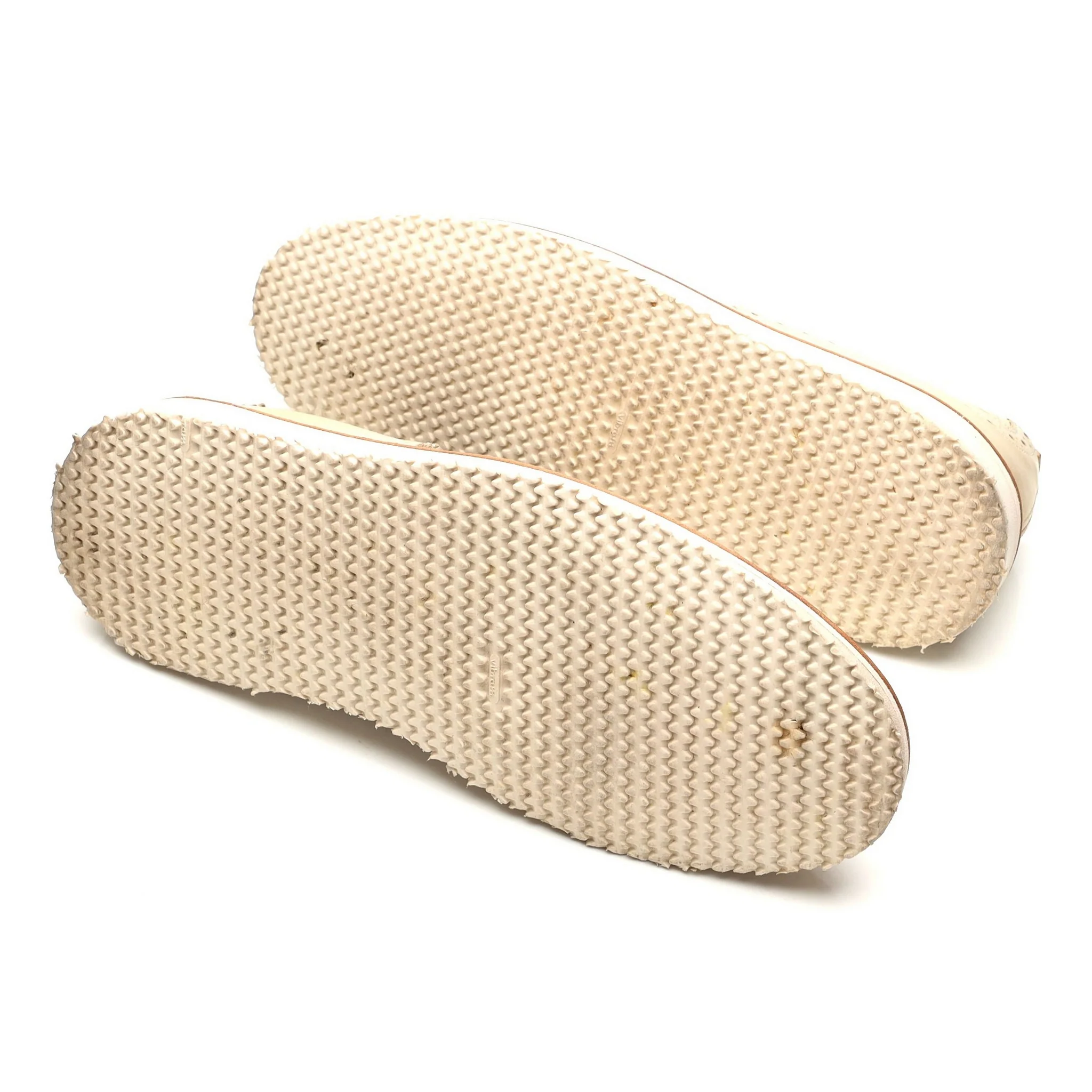 'Durham' Cream Leather Derby Brogues UK 7.5 - Image 5