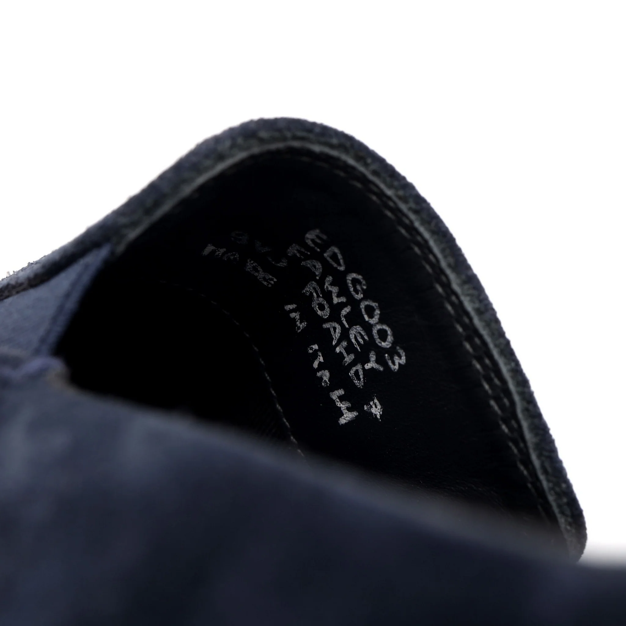 'Fawley' Navy Blue Suede Slip On Sneakers UK 7 - Image 7