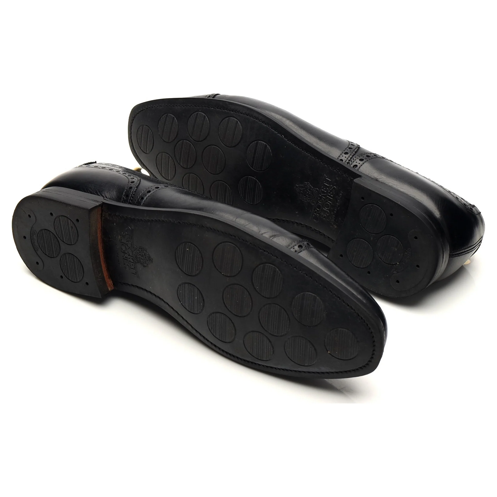 Foster & Son 'Sandringham' Black Leather Oxford Brogues UK 7.5 E - Image 5