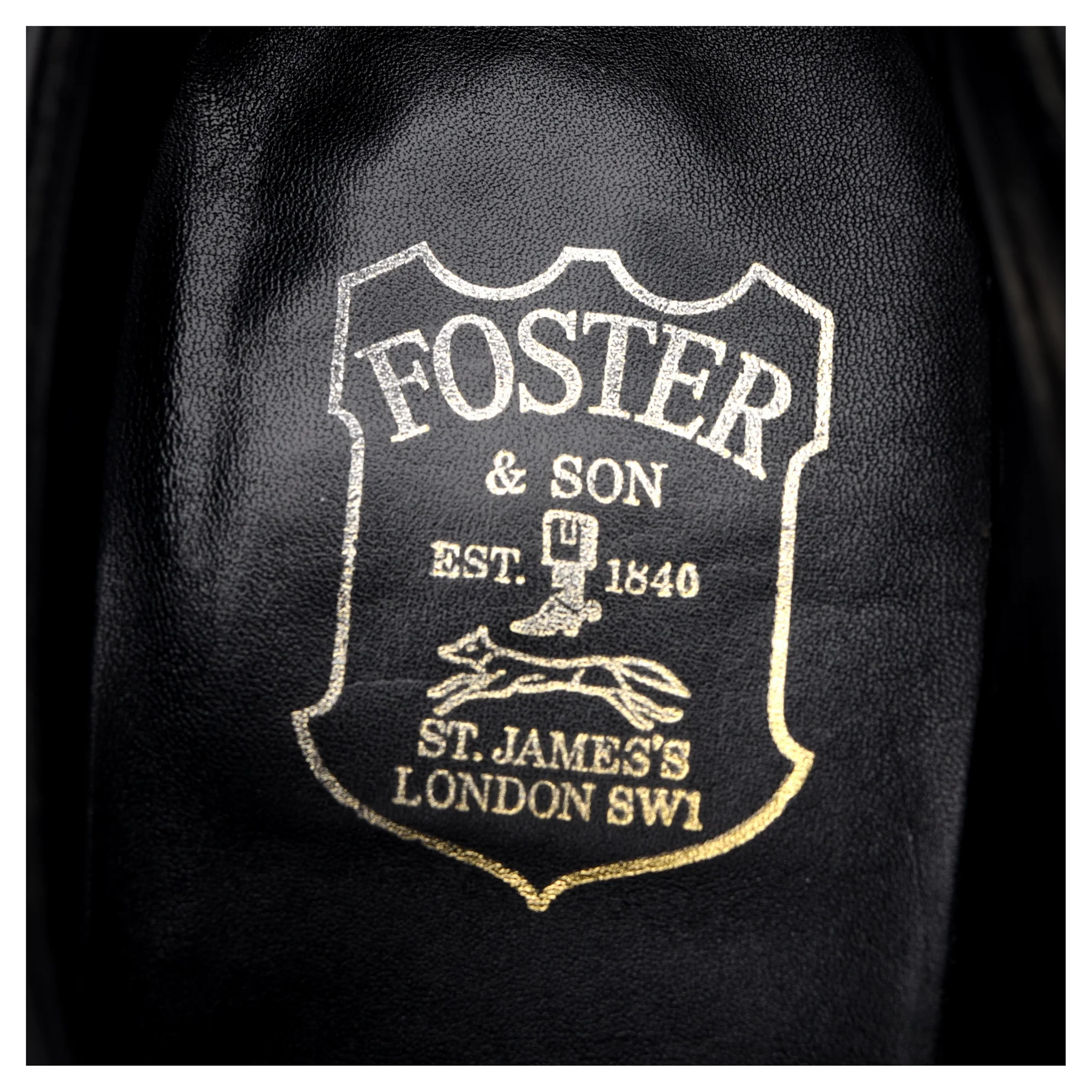 Foster & Son 'Sandringham' Black Leather Oxford Brogues UK 7.5 E - Image 6