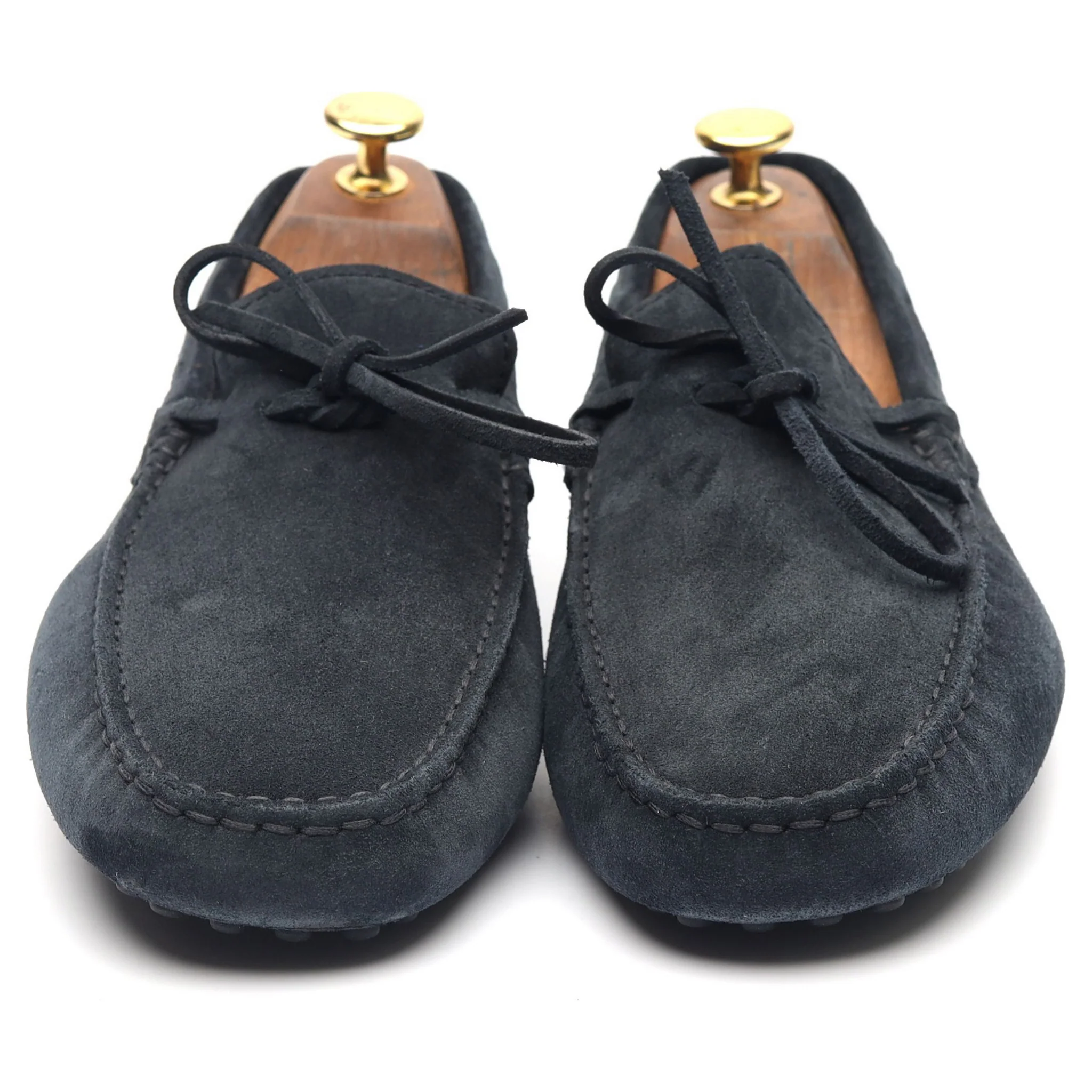 Gommino Blue Suede Driving Loafers UK 6 - Image 3