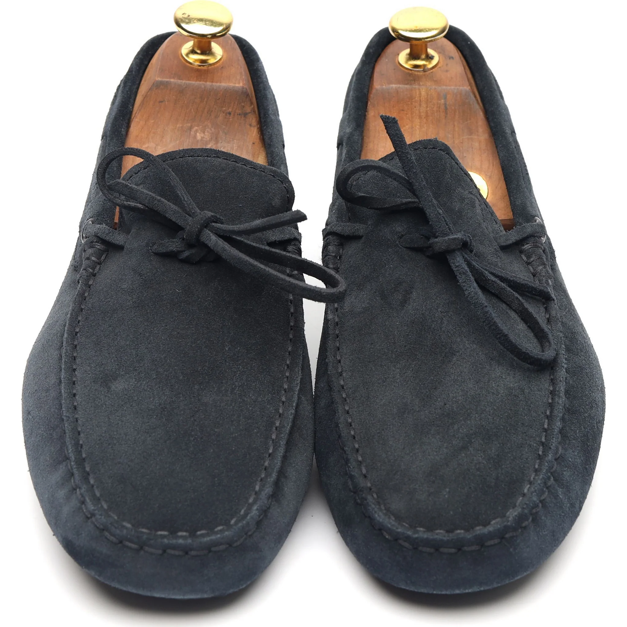 Gommino Blue Suede Driving Loafers UK 6 - Image 4