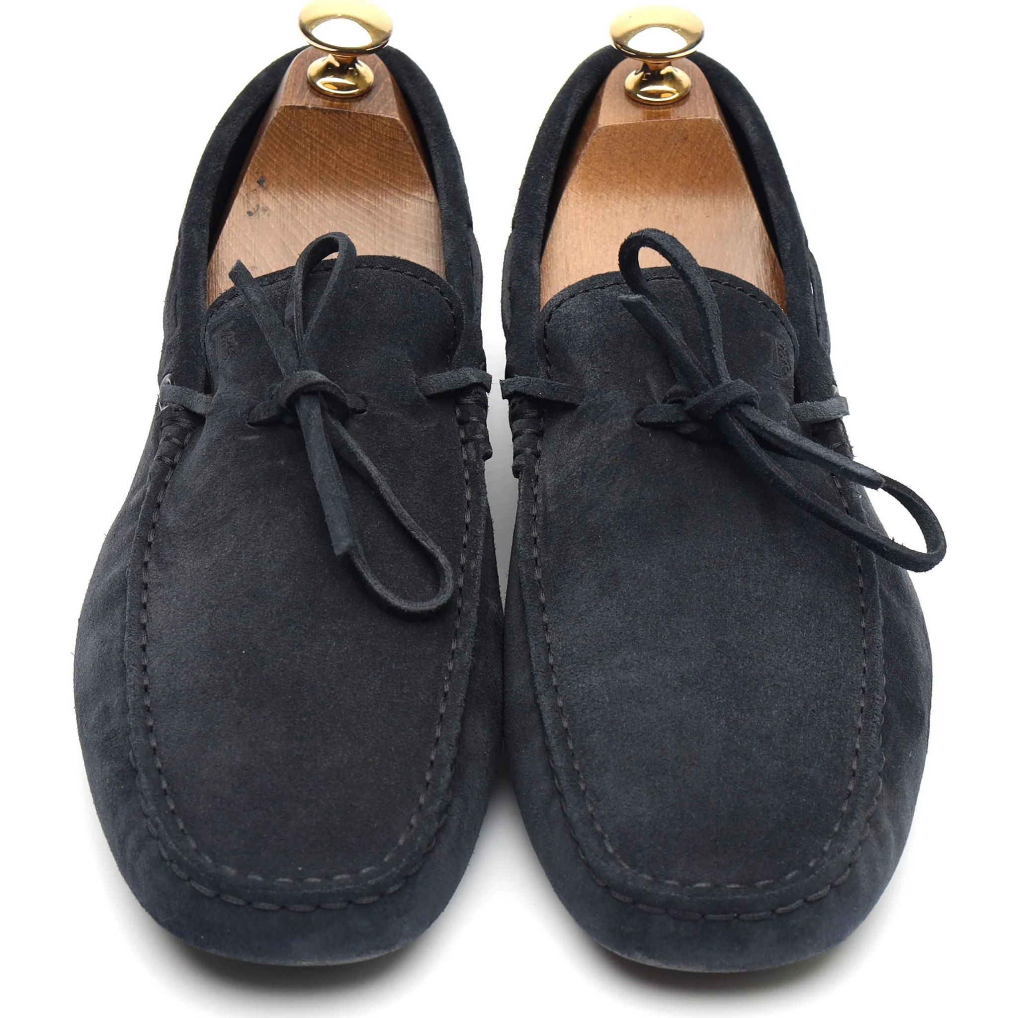 Gommino Navy Blue Suede Driving Loafers UK 6 - Image 4