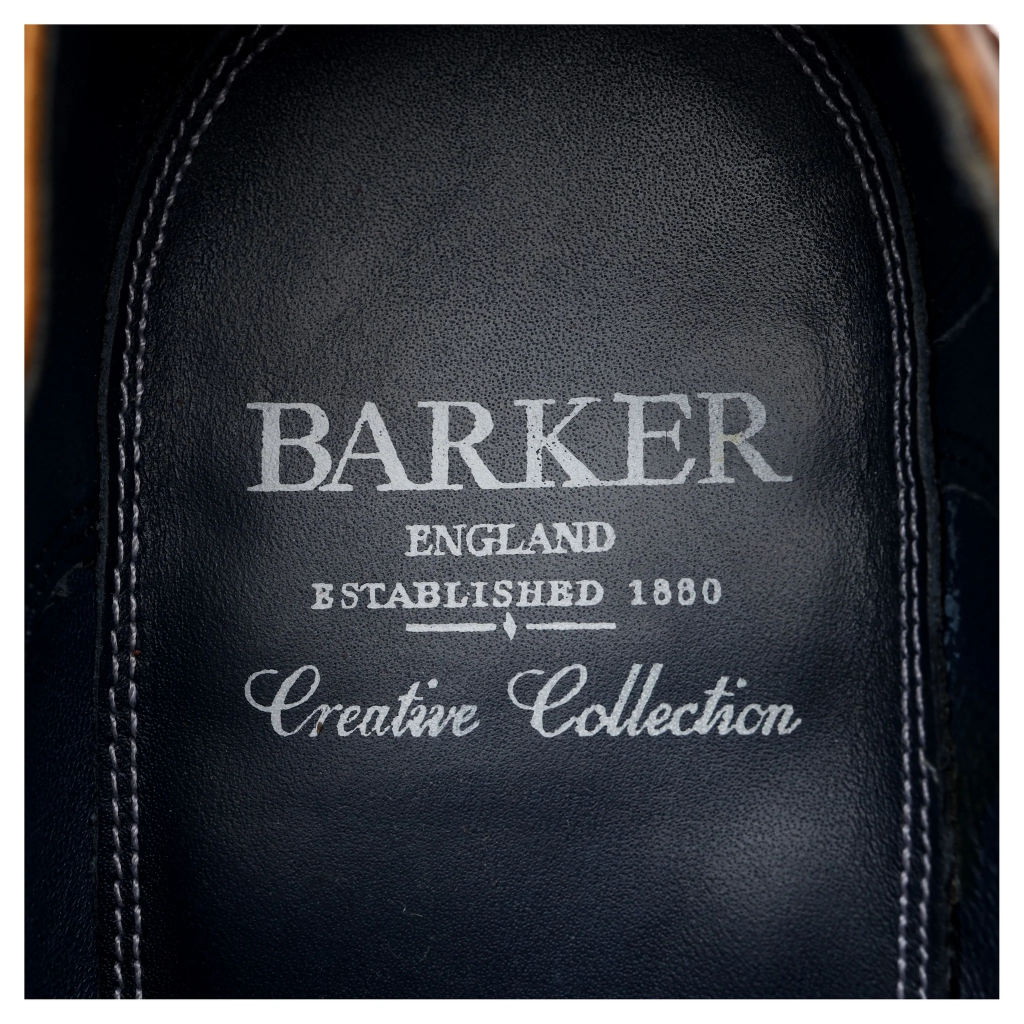 'Grant' Tan Brown Leather Oxford UK 7 F - Image 6