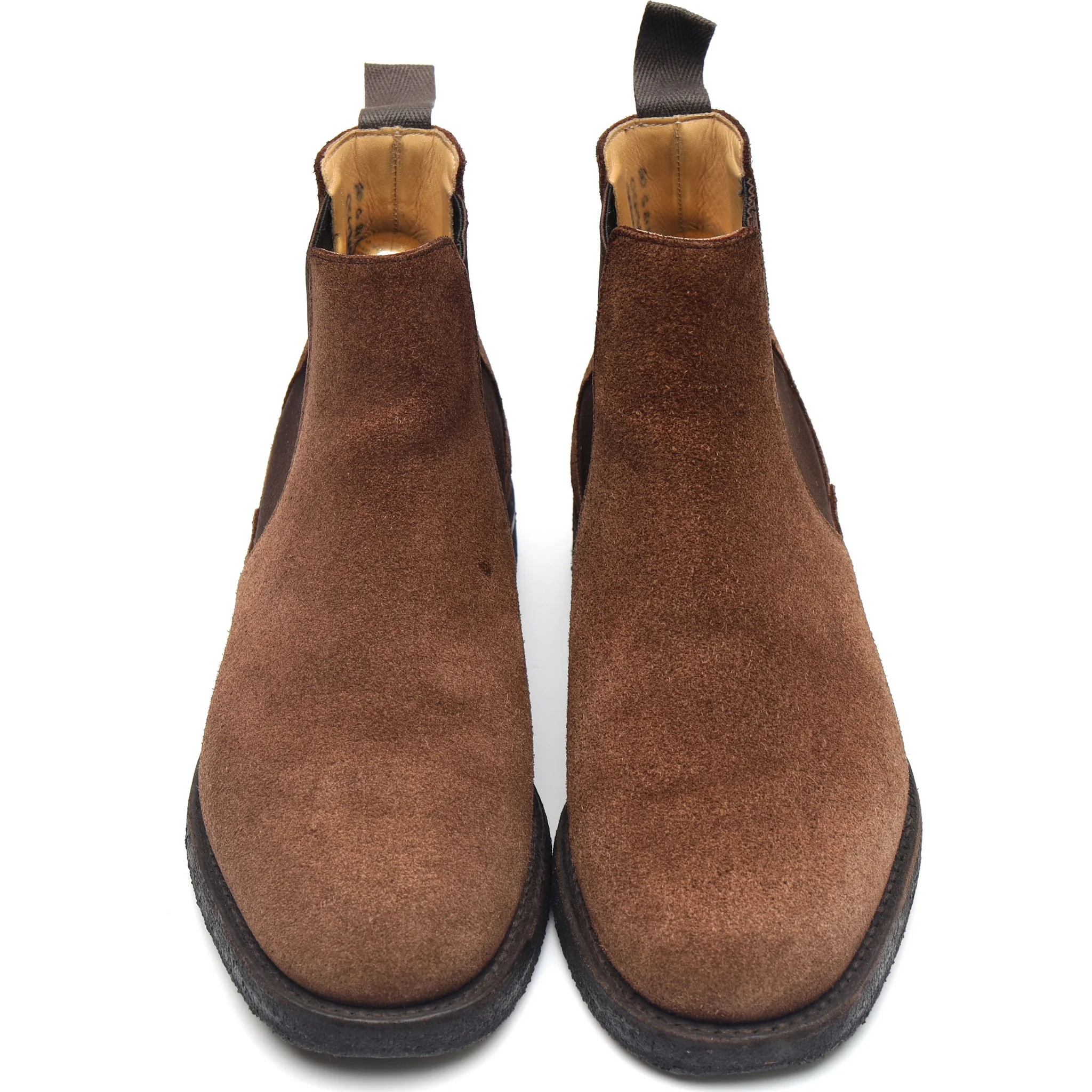 'Greenock' Brown Suede Chelsea Boots UK 6 G - Image 4
