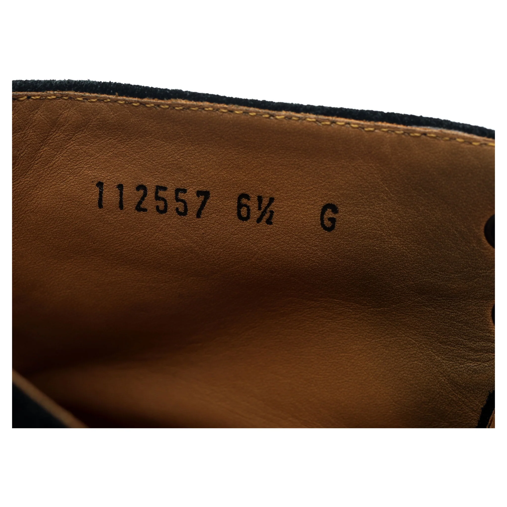 Black Leather Boots UK 6.5 G - Image 13