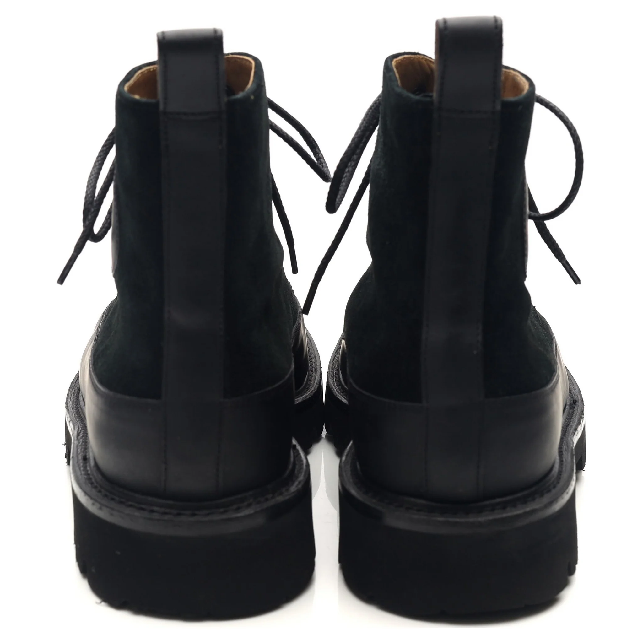 Black Leather Boots UK 6.5 G - Image 4