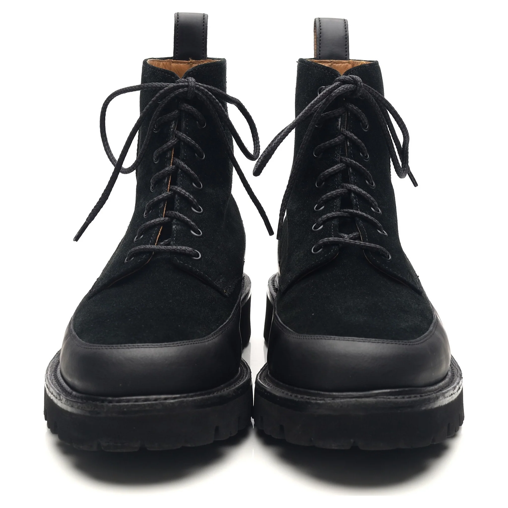 Black Leather Boots UK 6.5 G - Image 8