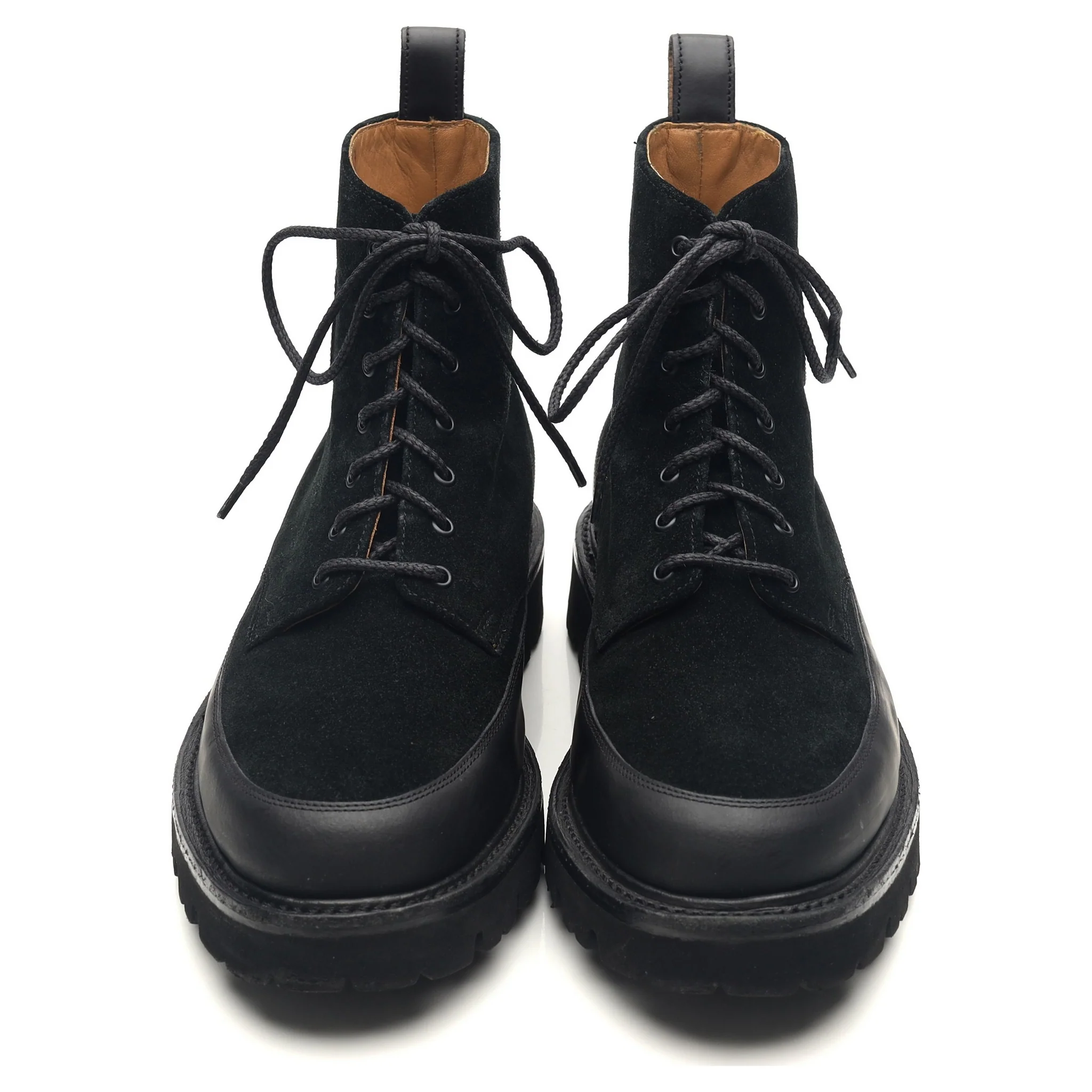 Black Leather Boots UK 6.5 G - Image 9