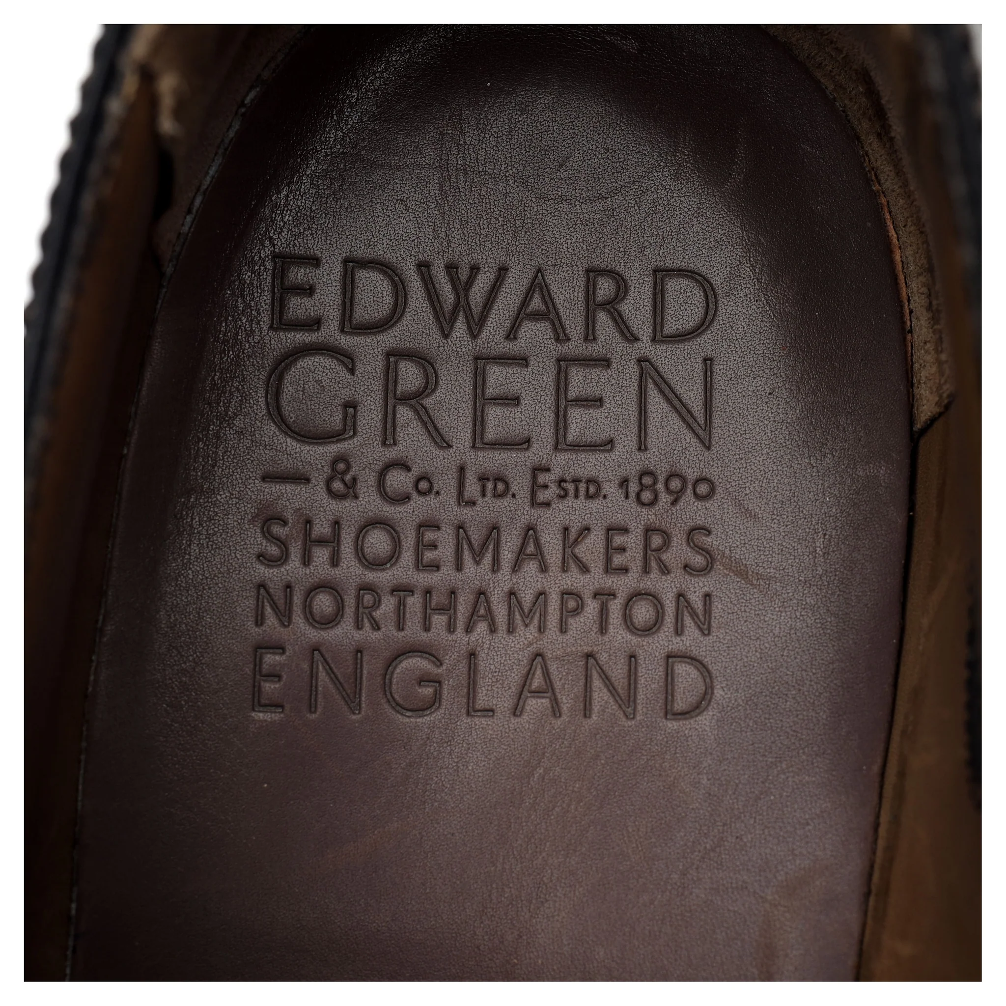 'Oakdale' Grey Leather Oxford Brogues UK 8 C - Image 7