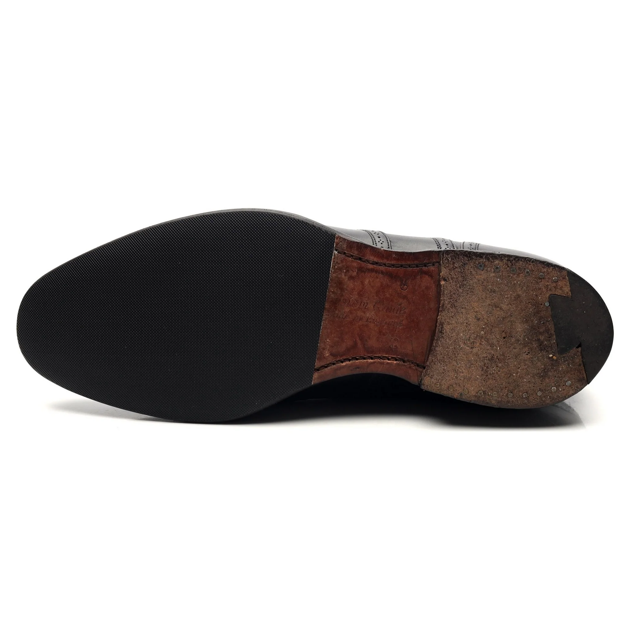 'Gunthorpe' Black Leather Oxford UK 6.5 G - Image 10