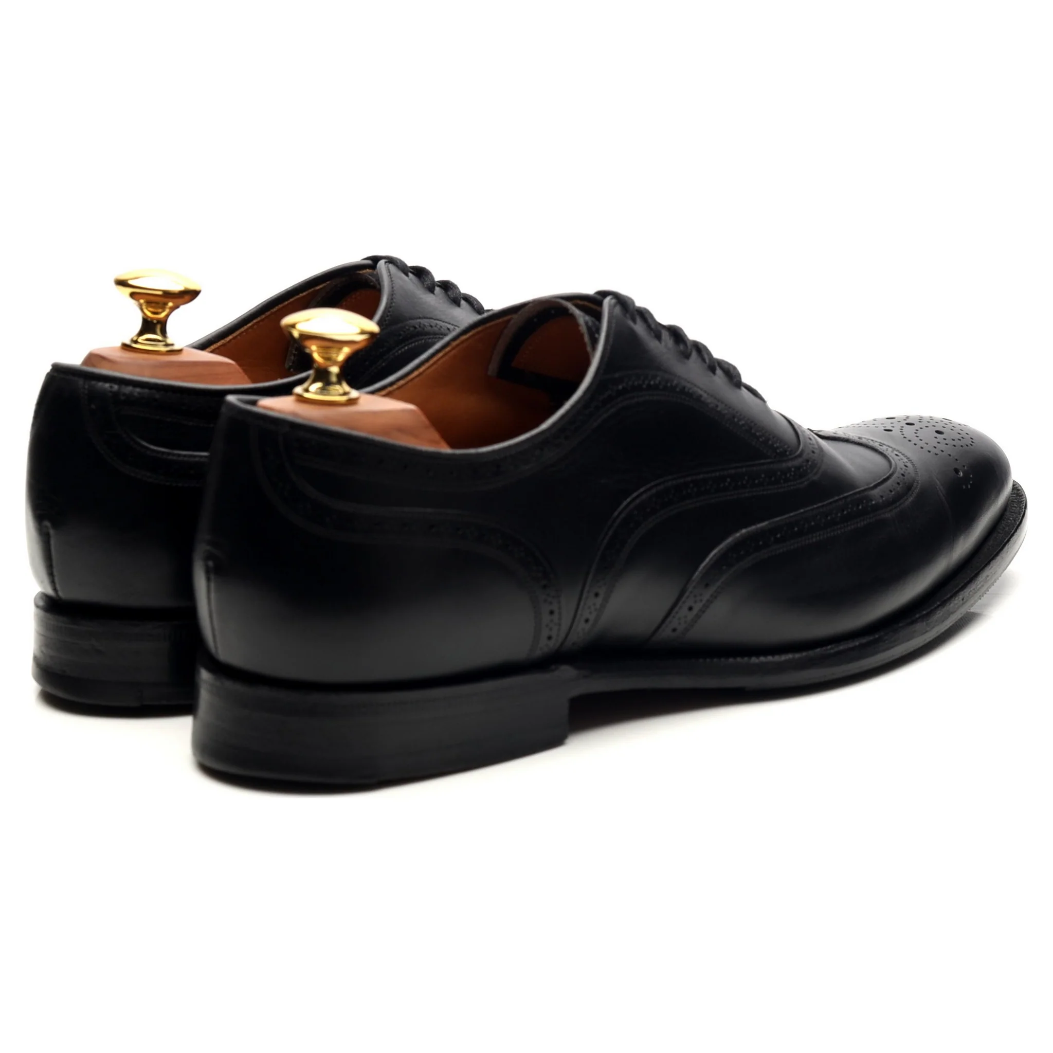 'Gunthorpe' Black Leather Oxford UK 6.5 G - Image 5