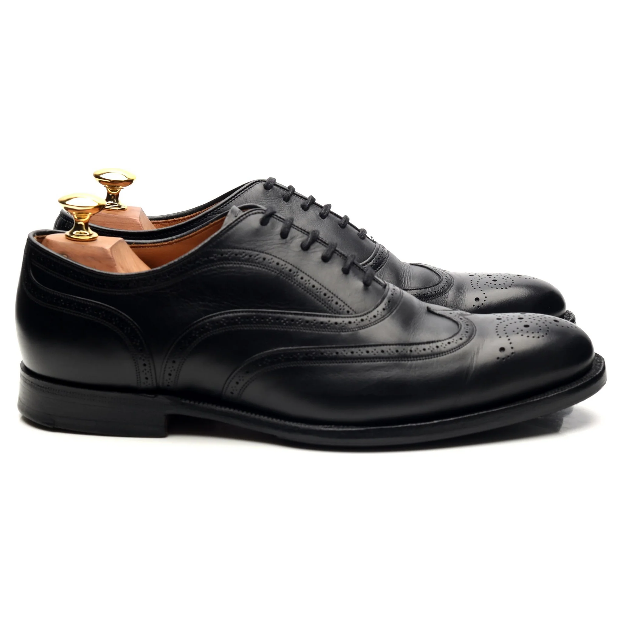'Gunthorpe' Black Leather Oxford UK 6.5 G - Image 6