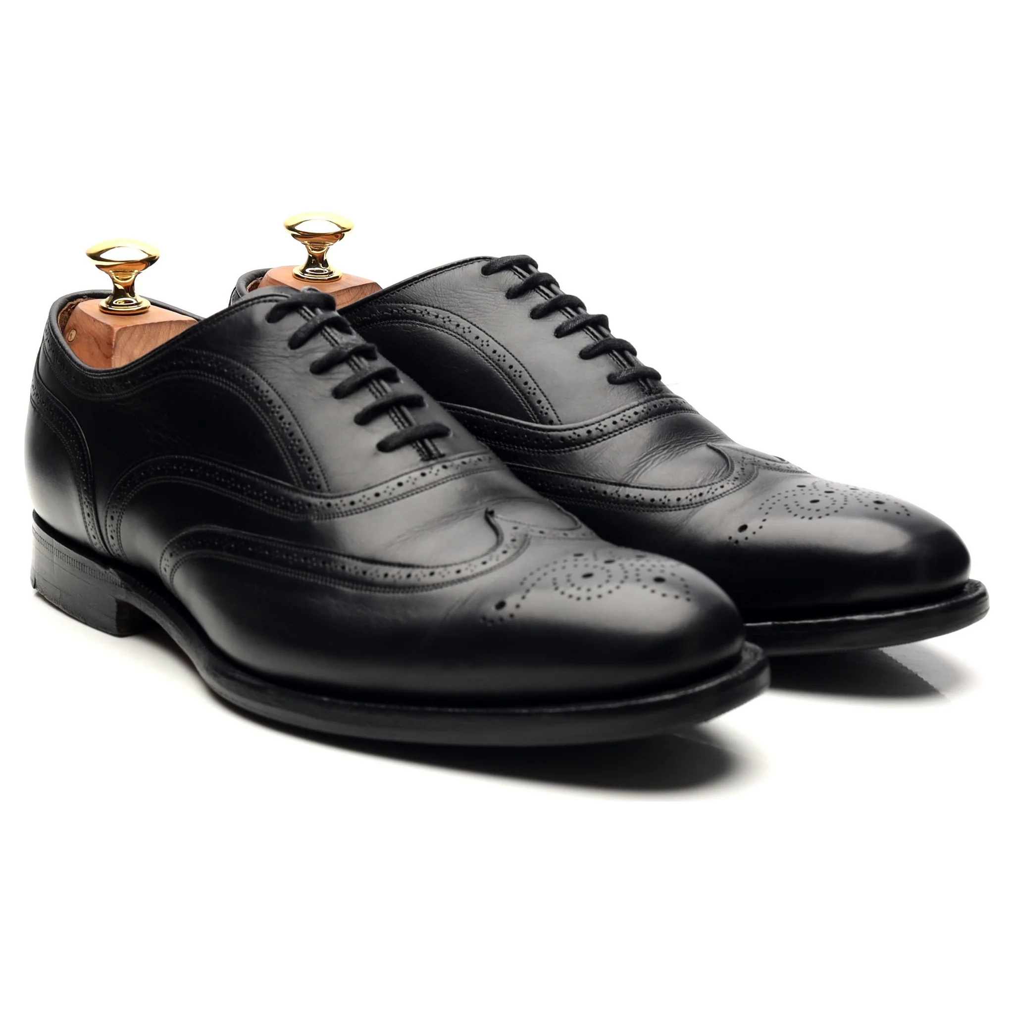 'Gunthorpe' Black Leather Oxford UK 6.5 G - Image 7