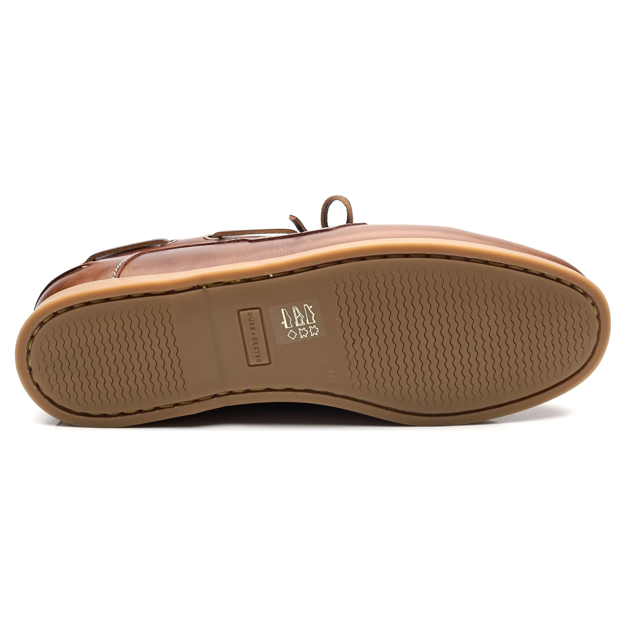 'Hardy' Brown Leather Boat Shoes UK 10 - Image 11