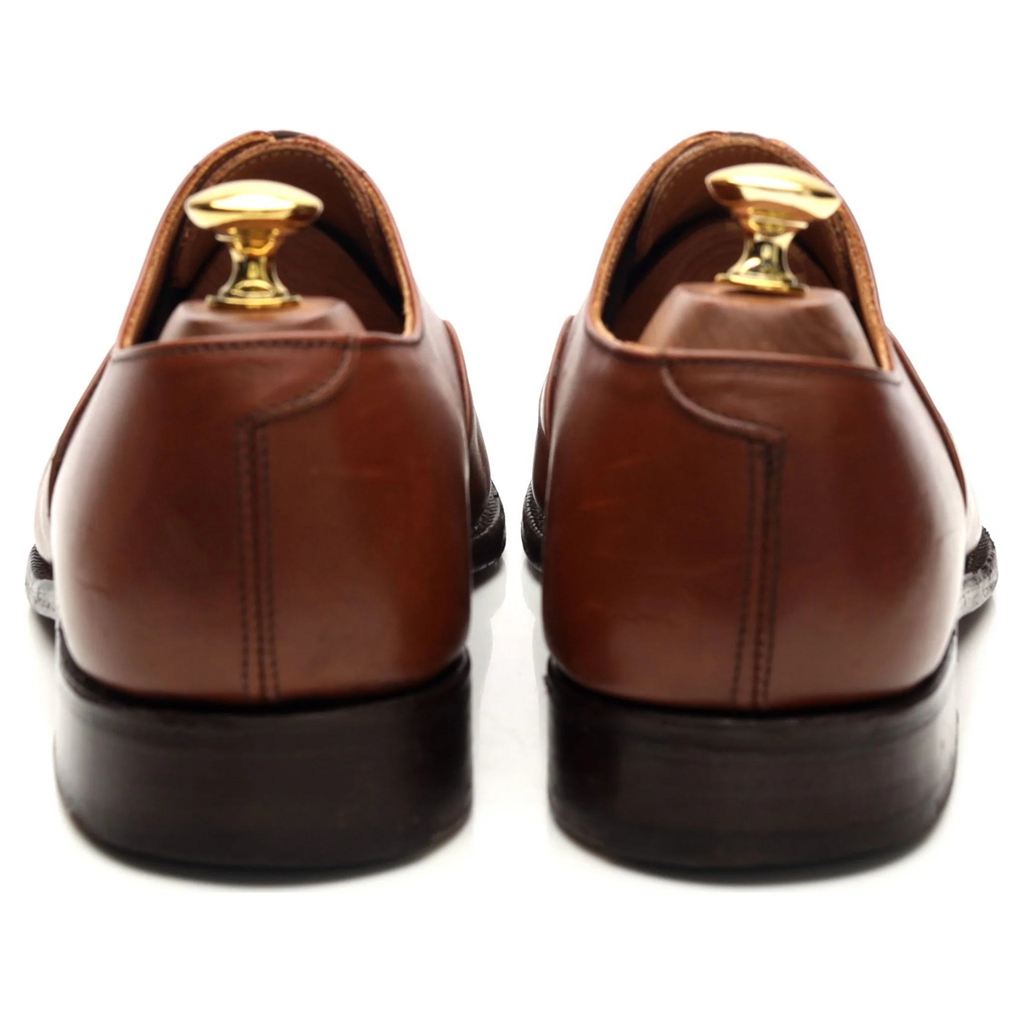 'Henley' Brown Leather Oxford UK 6 - Image 4