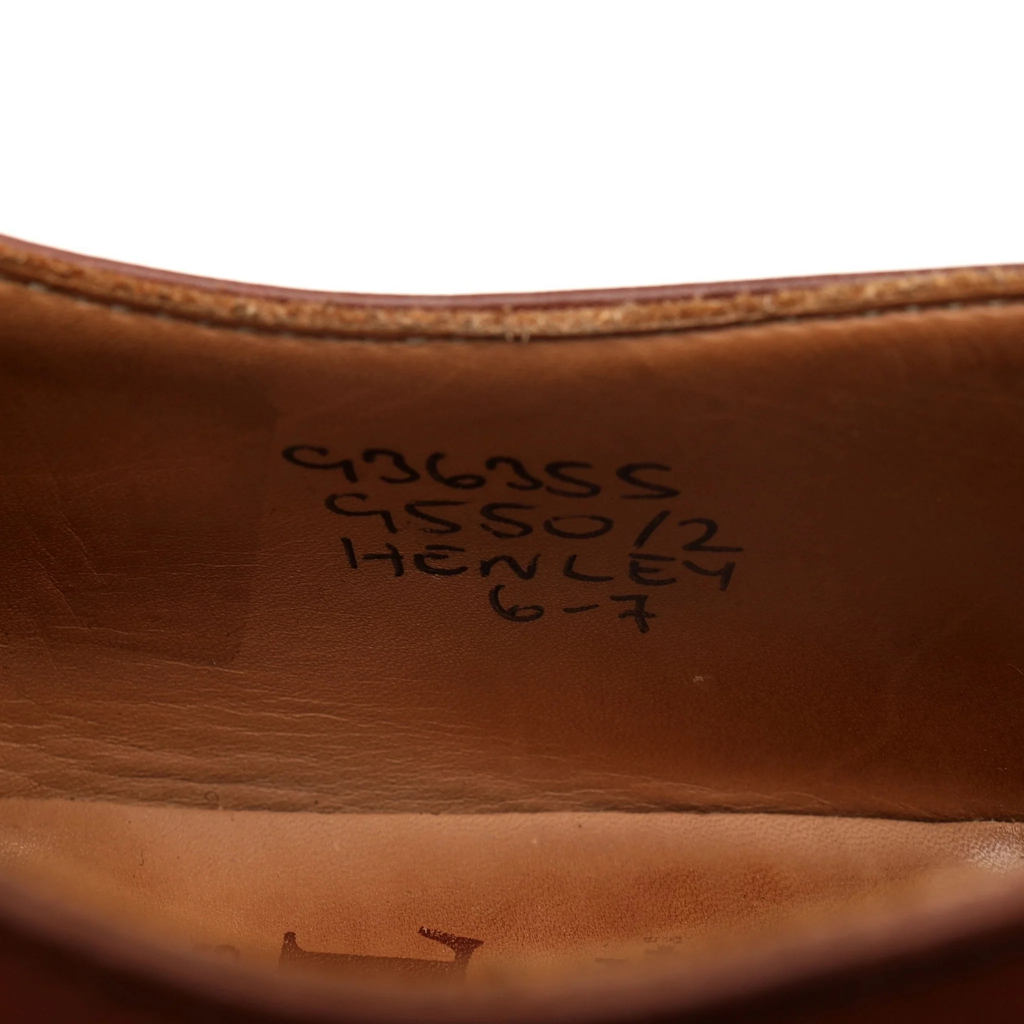 'Henley' Brown Leather Oxford UK 6 - Image 7