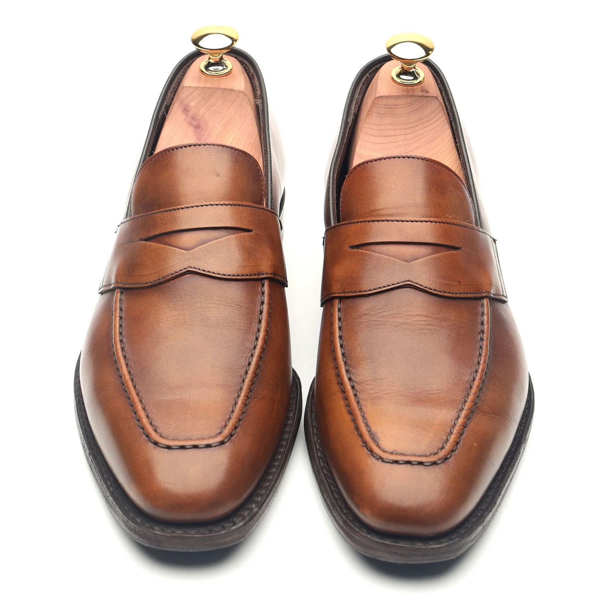 'Bray' Brown Leather Loafers UK 6 F - Image 10