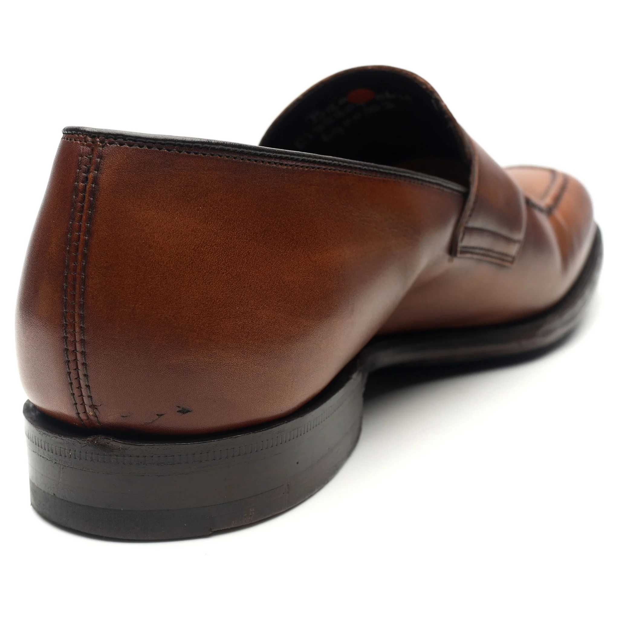 'Bray' Brown Leather Loafers UK 6 F - Image 6