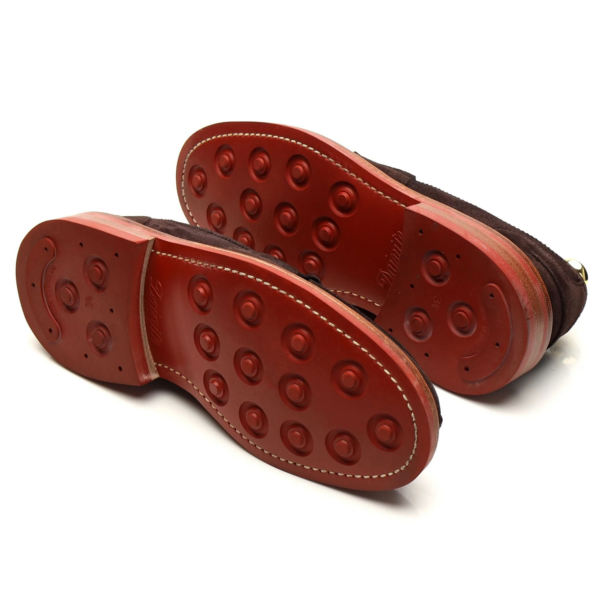 'James' Dark Brown Suede Loafers UK 7 - Image 5