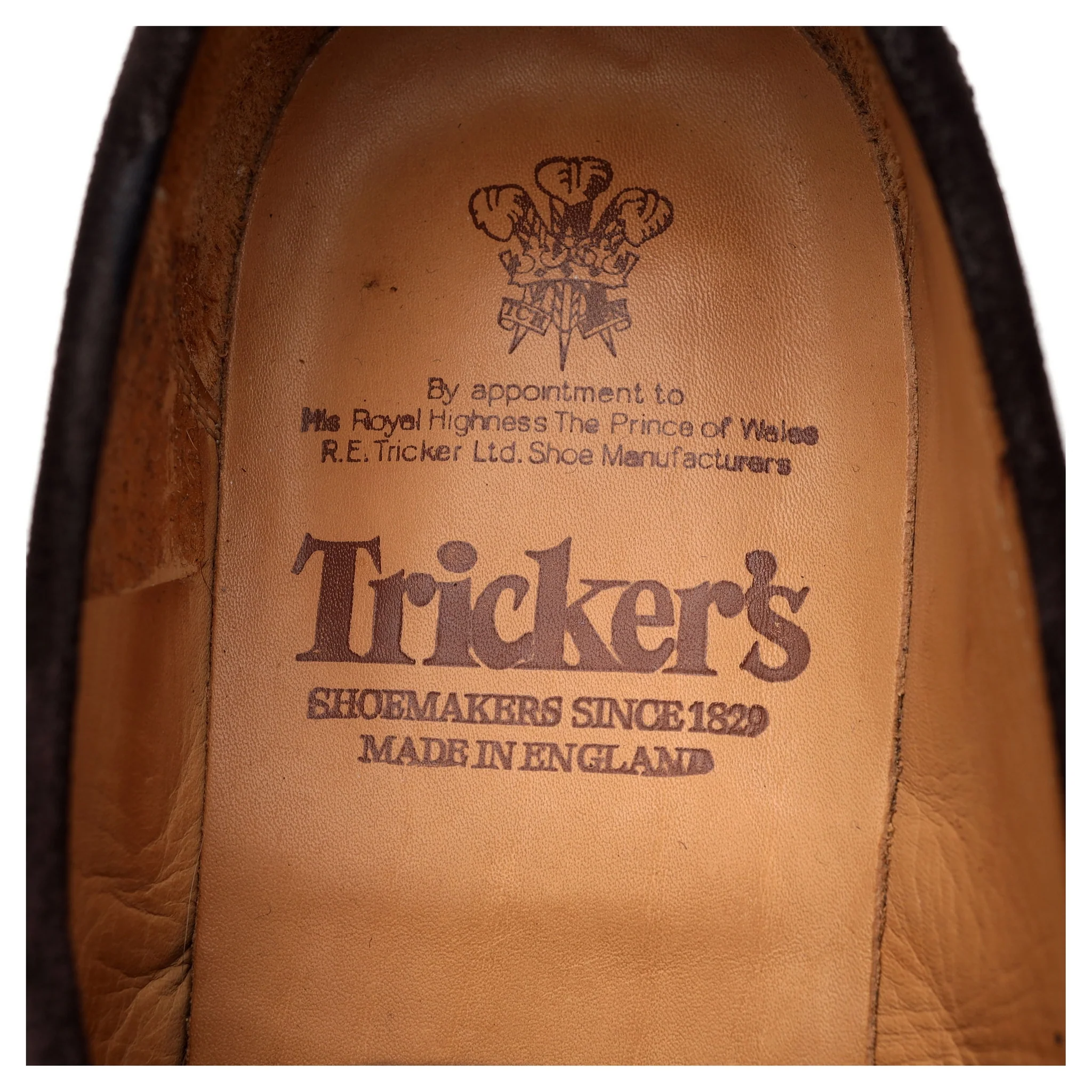 'James' Dark Brown Suede Loafers UK 7 - Image 6