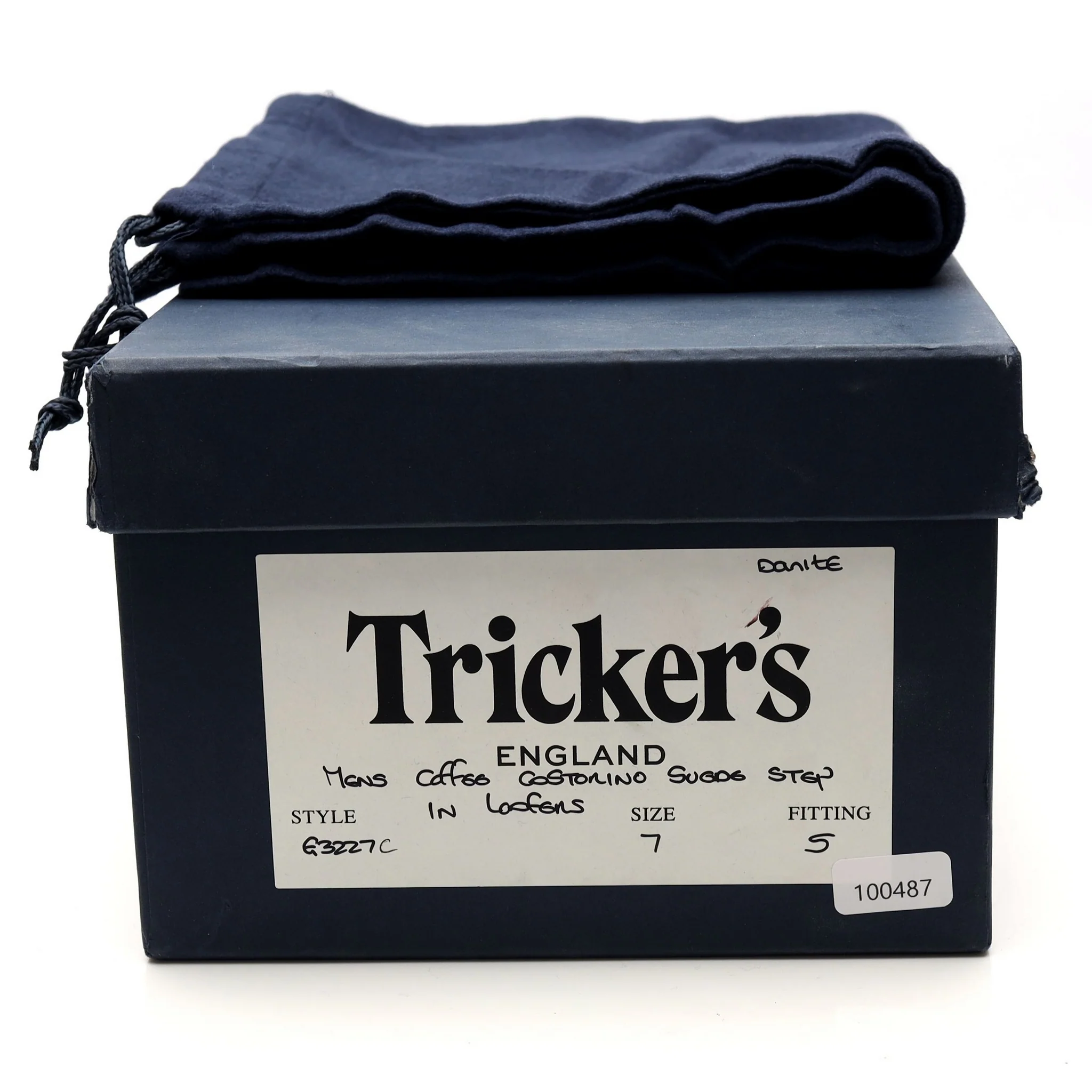 'James' Dark Brown Suede Loafers UK 7 - Image 8