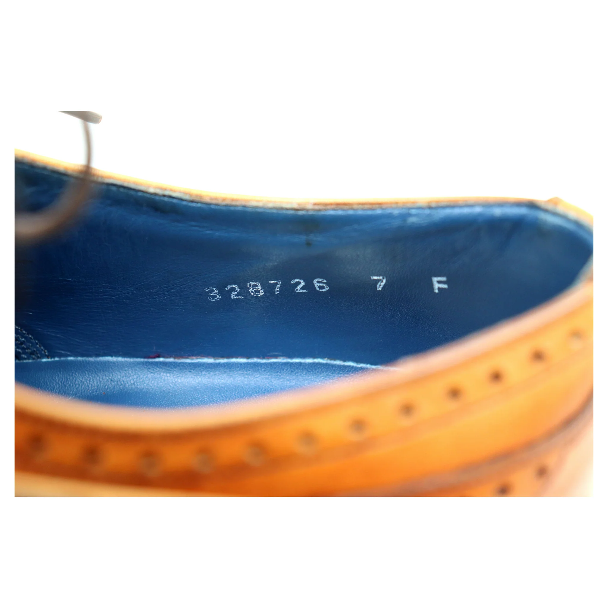 'Johnny' Tan Brown Leather Brogues UK 7 F - Image 10