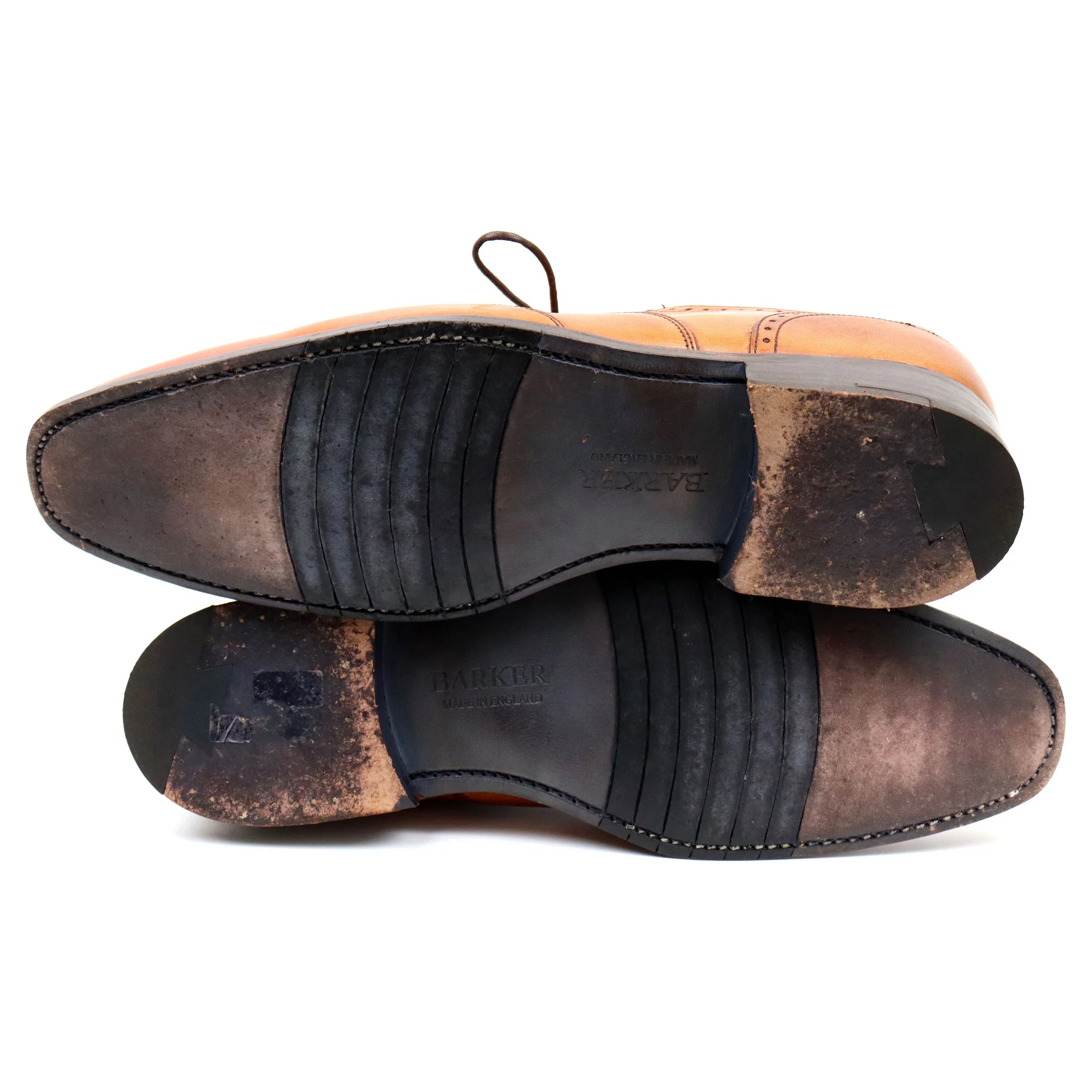 'Johnny' Tan Brown Leather Brogues UK 7 F - Image 8