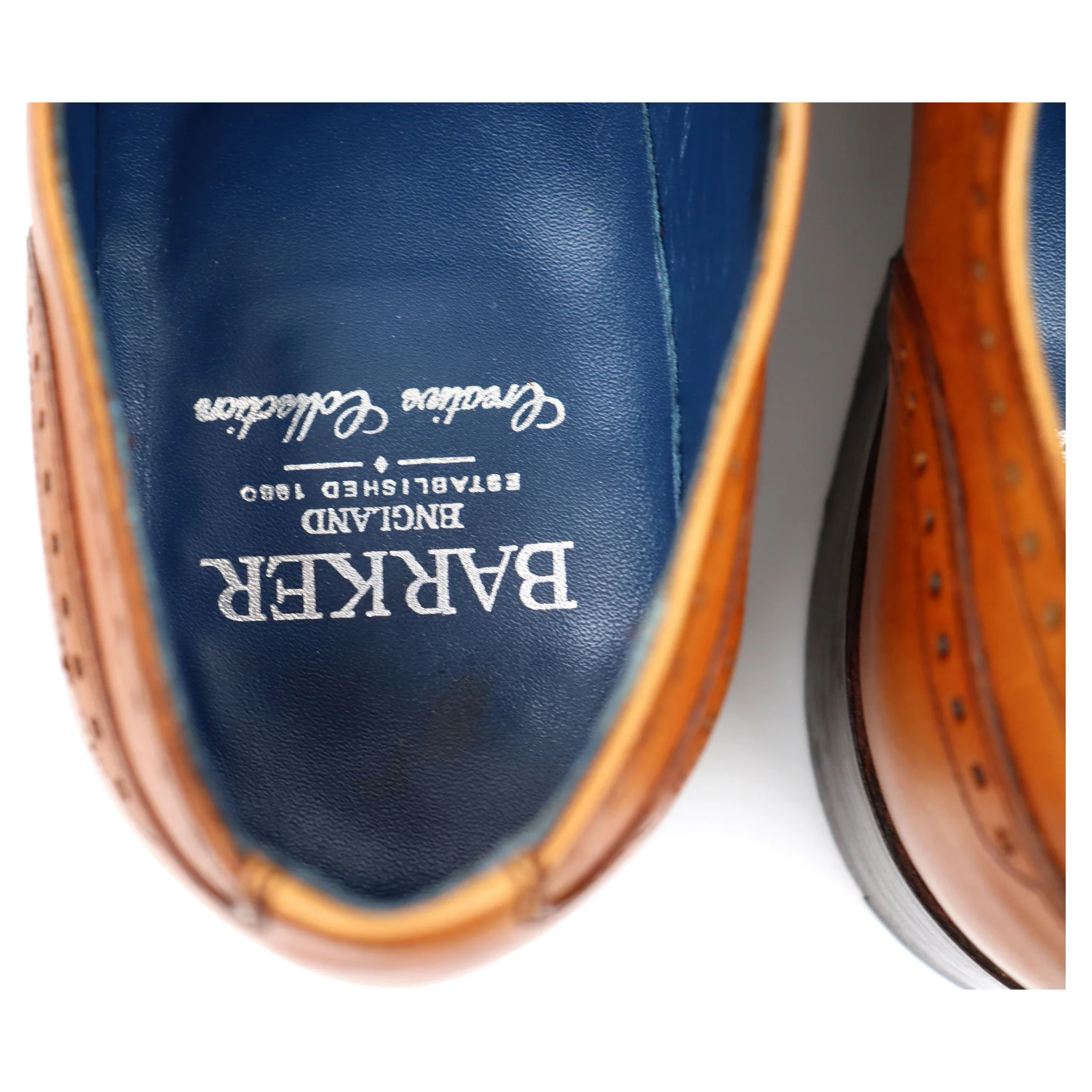 'Johnny' Tan Brown Leather Brogues UK 7 F - Image 9