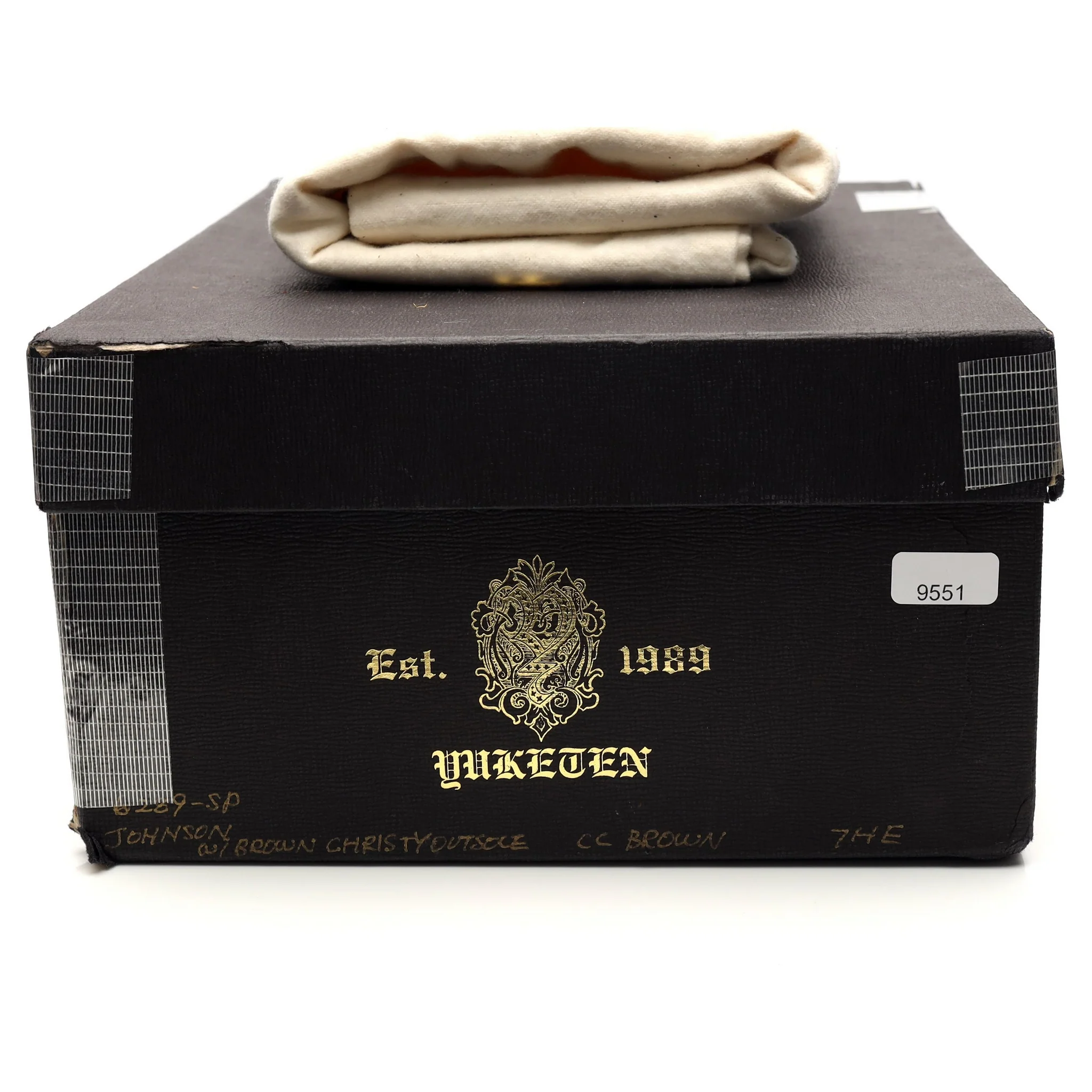 'Johnson' Brown Leather Boots UK 6.5 US 7.5 E - Image 8