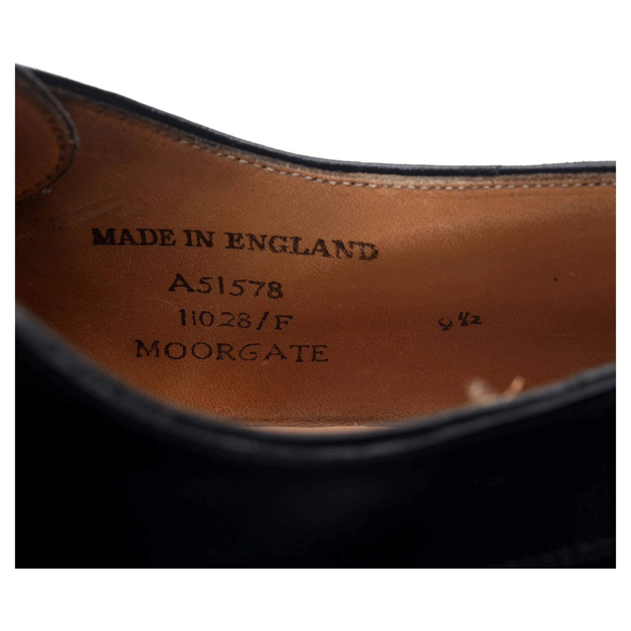 'Moorgate' Black Leather Monk Strap UK 9.5 F - Image 13