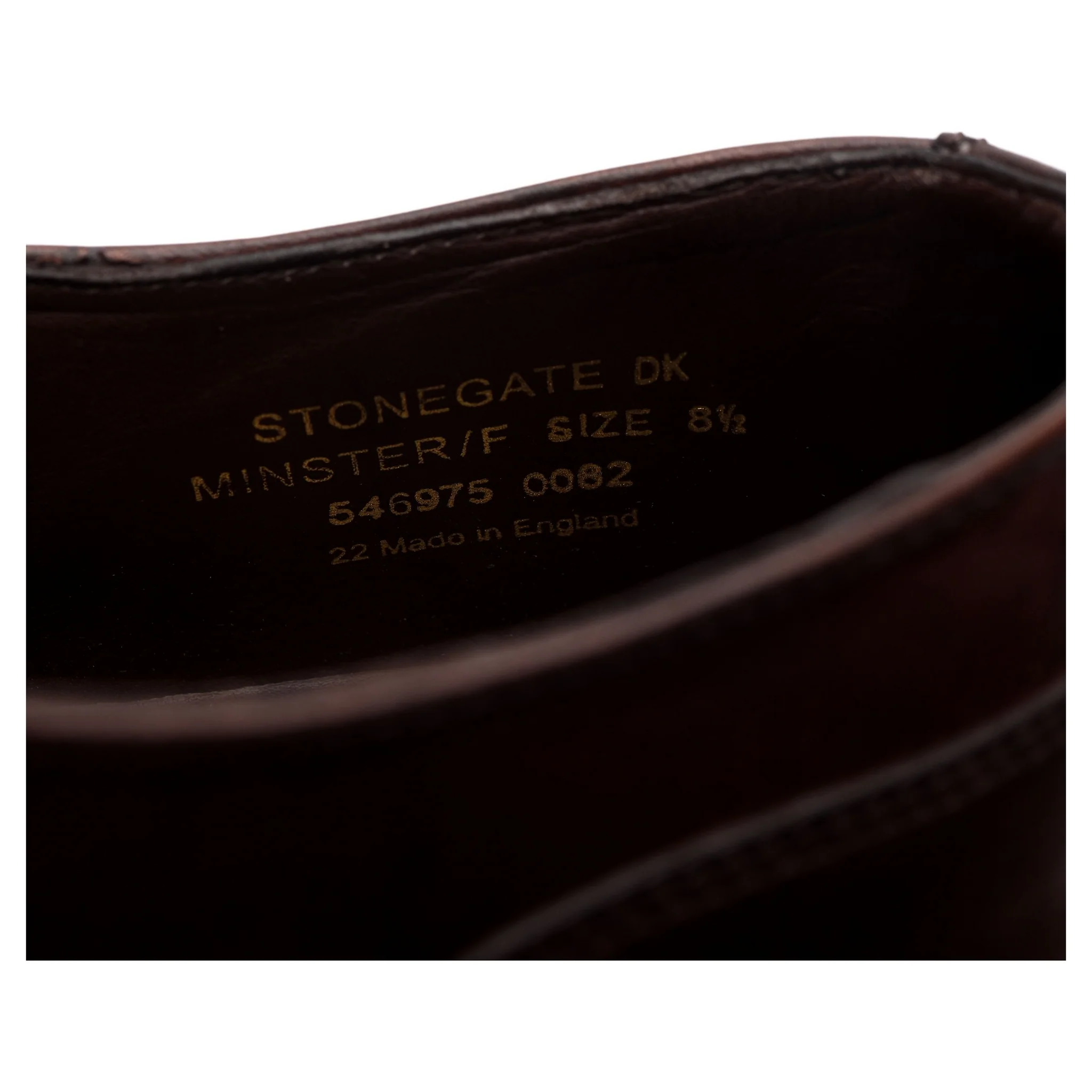 1880 'Stonegate' Dark Brown Leather Oxford UK 8.5 F - Image 13