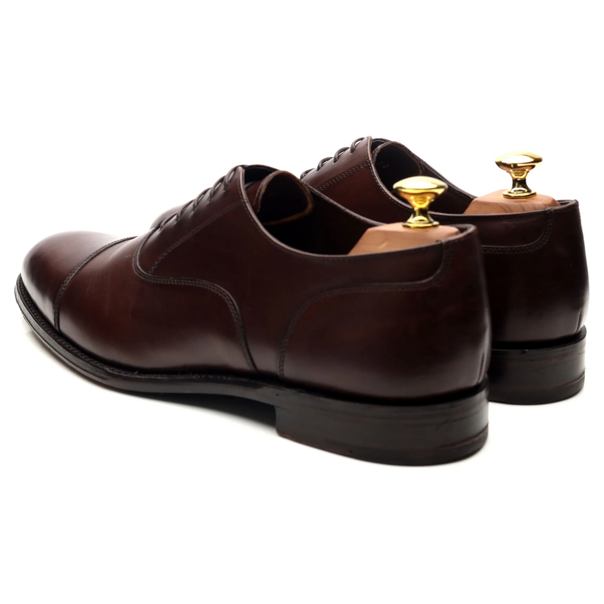 1880 'Stonegate' Dark Brown Leather Oxford UK 8.5 F - Image 3