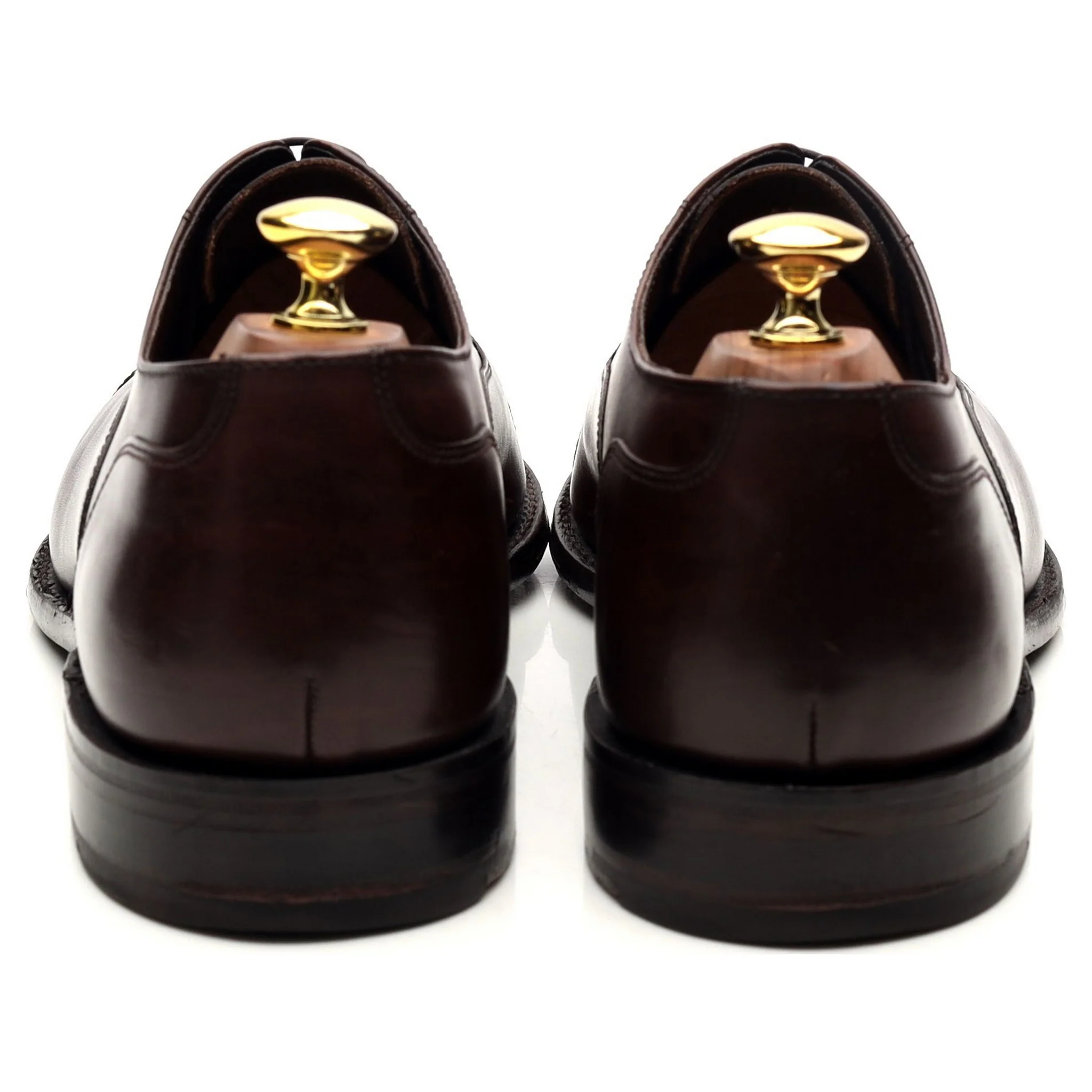 1880 'Stonegate' Dark Brown Leather Oxford UK 8.5 F - Image 4