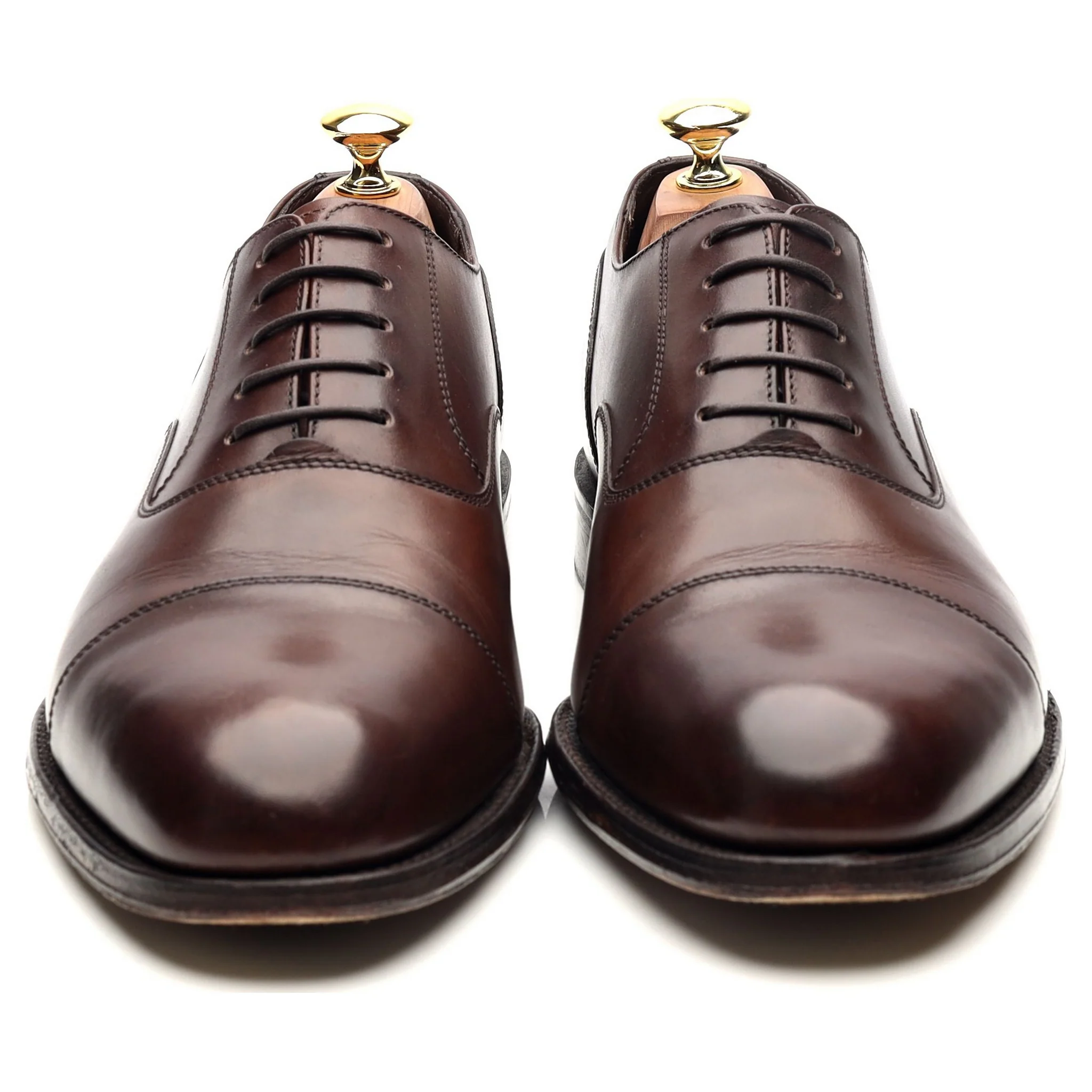 1880 'Stonegate' Dark Brown Leather Oxford UK 8.5 F - Image 8