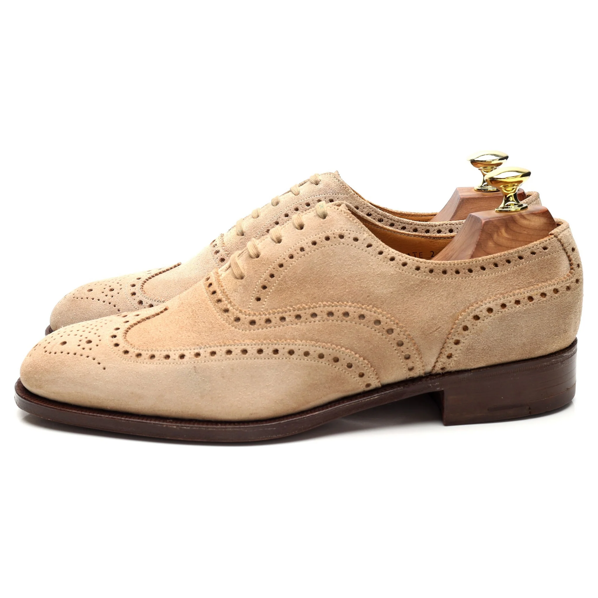 'Ludgate 2' Cream Suede Oxford Brogues UK 7.5 F - Image 3